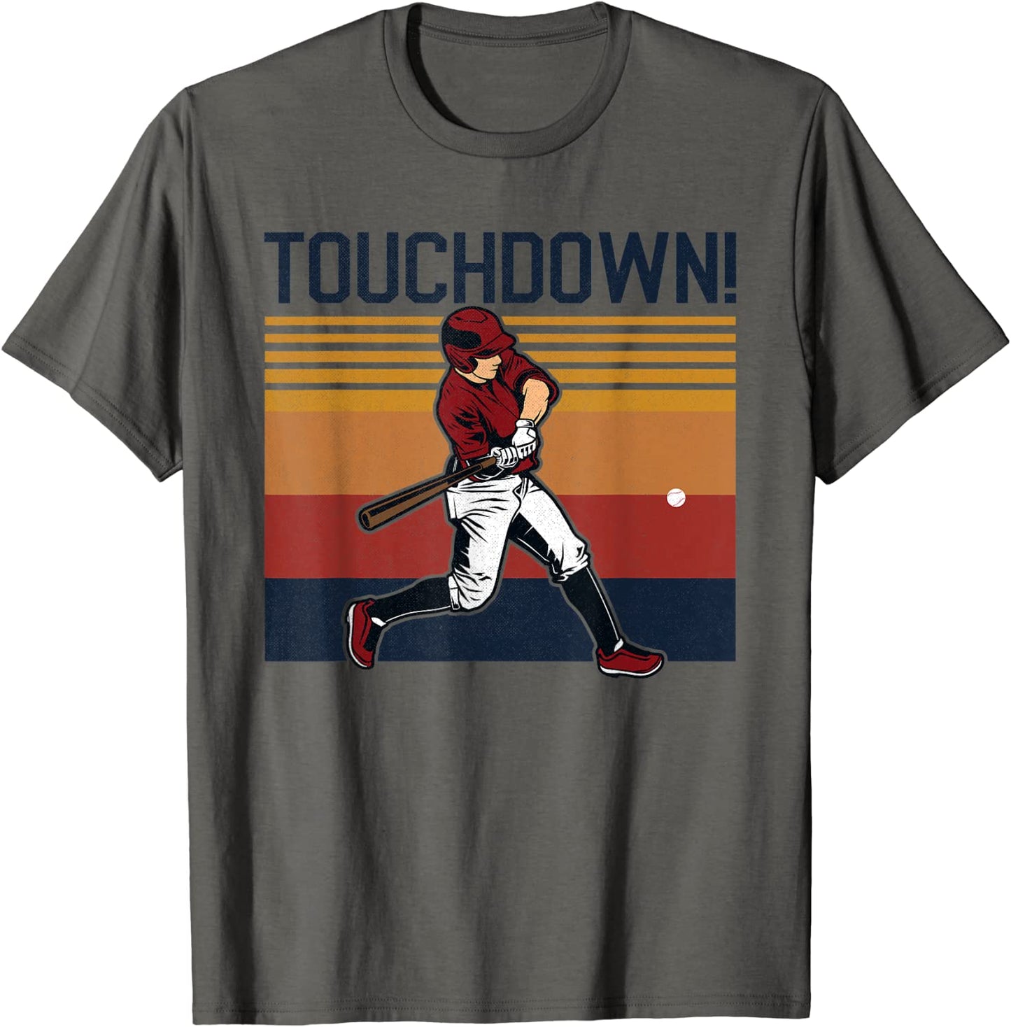 Funny Baseball Football Touchdown Sports Humor Home Run T-Shirt