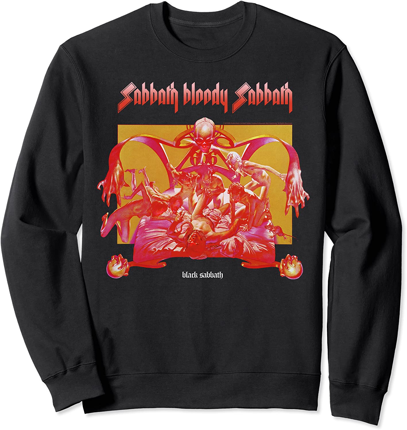 Black Sabbath Official Bloody Sabbath Bright Sweatshirt