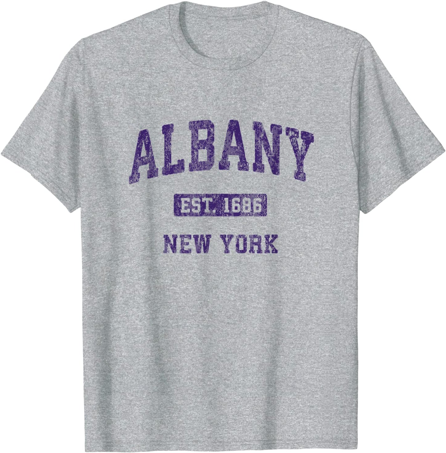 Albany New York Vintage Athletic Sports Design T-Shirt