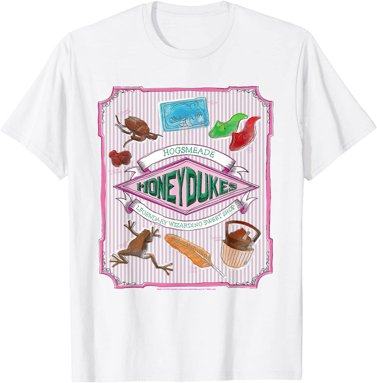 Harry Potter Honeydukes Hogsmeade Label T-Shirt