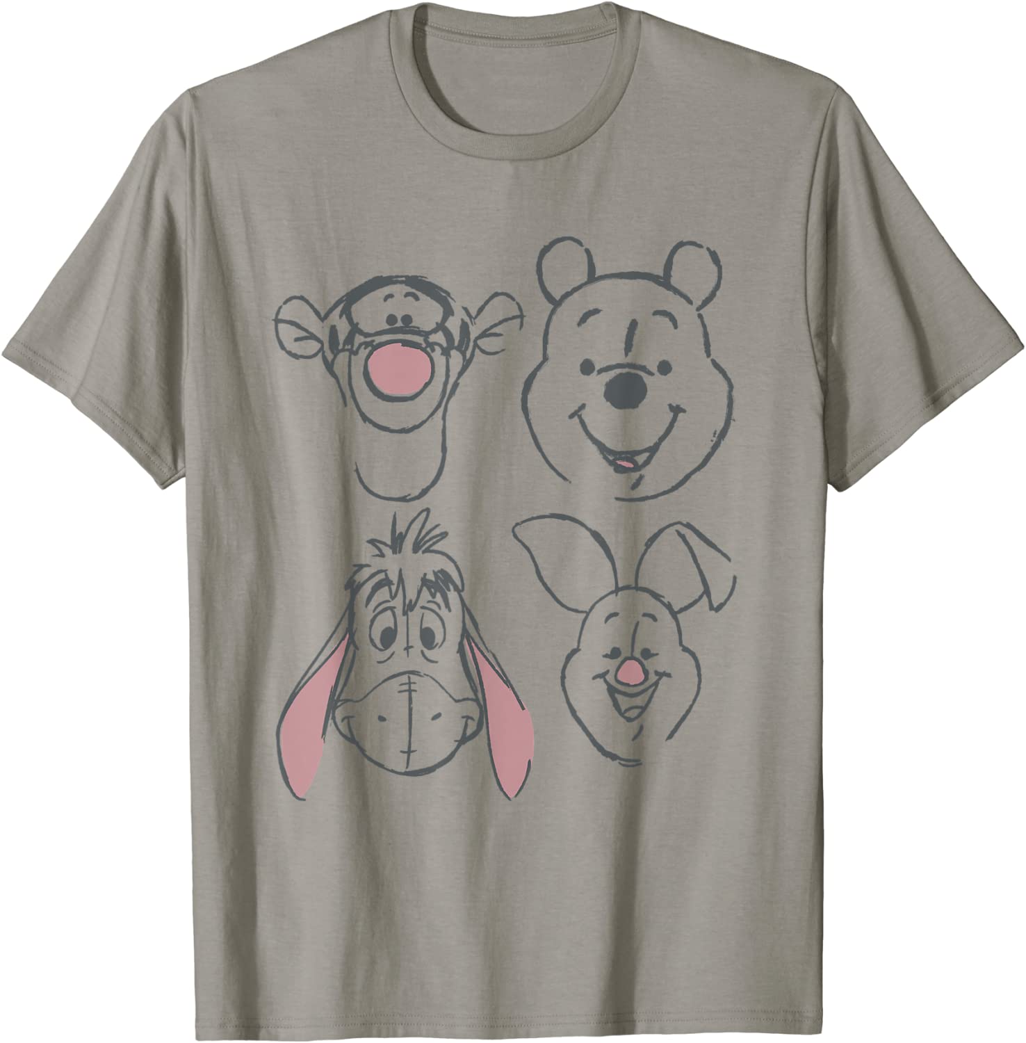 Disney Winnie The Pooh and Friends Sketch T-Shirt