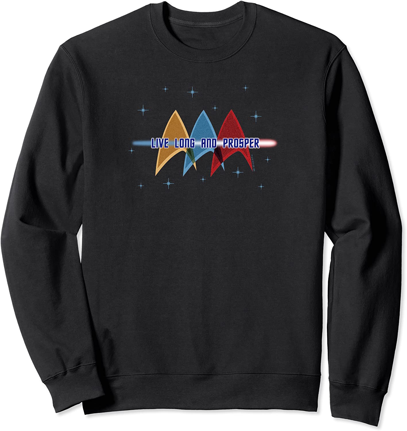 Star Trek The Original Series Live Long and Prosper Deltas Sweatshirt