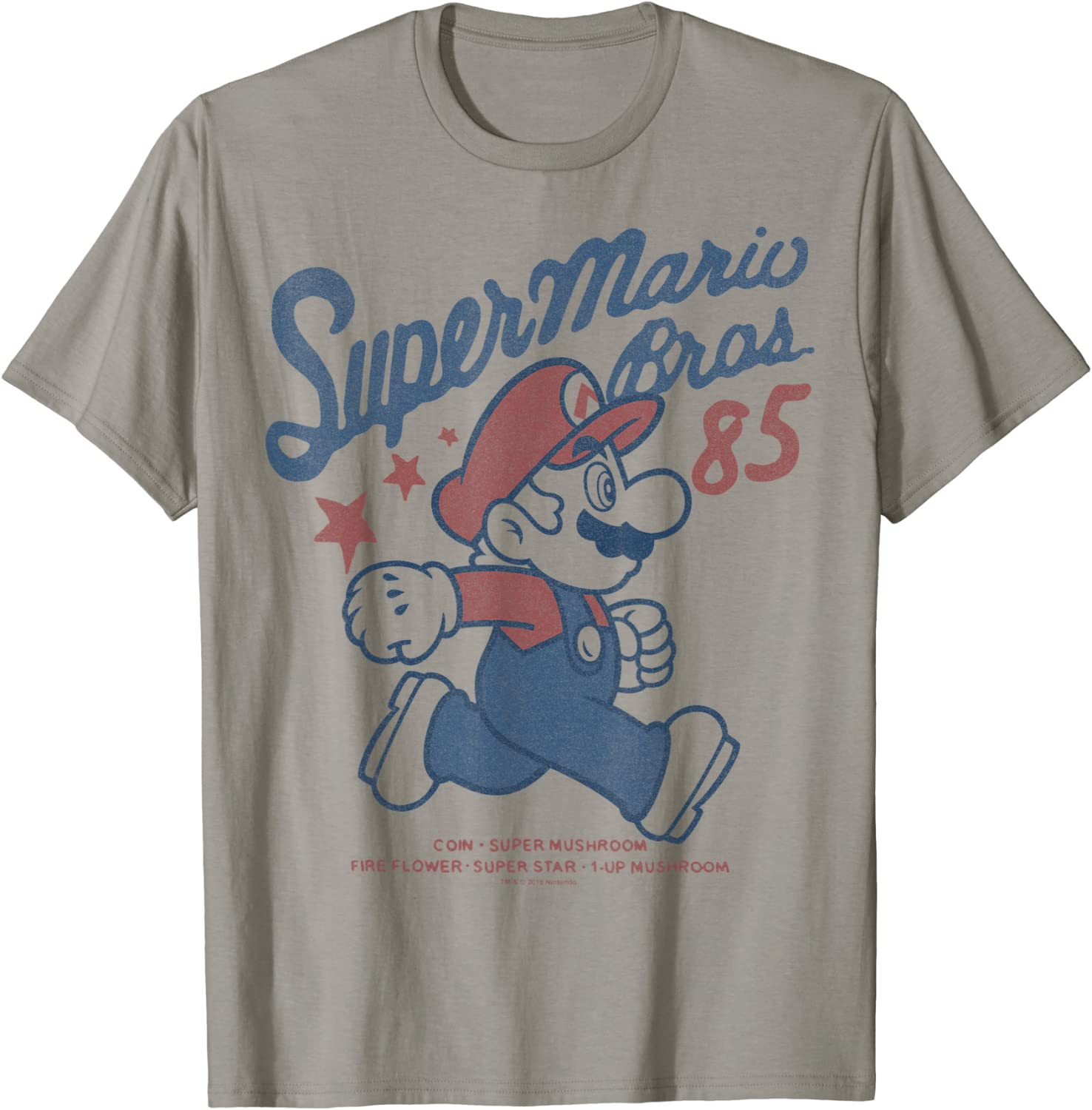 Nintendo Super Mario Brothers 85 Vintage Stars T-Shirt T-Shirt