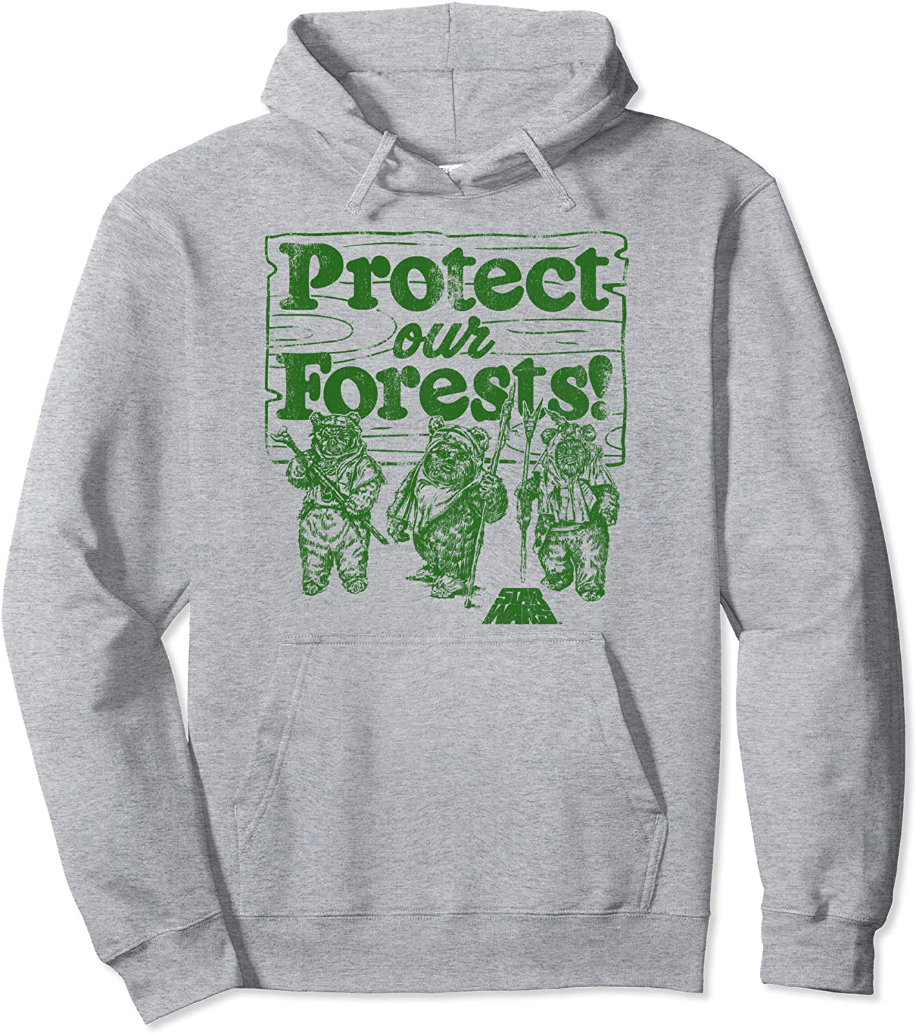 Star Wars Ewoks Protect Our Forests Camp Graphic Hoodie
