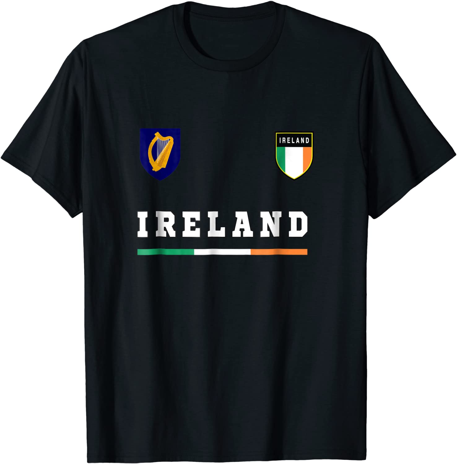 Ireland T-shirt SportSoccer Jersey Tee Flag Football Dublin
