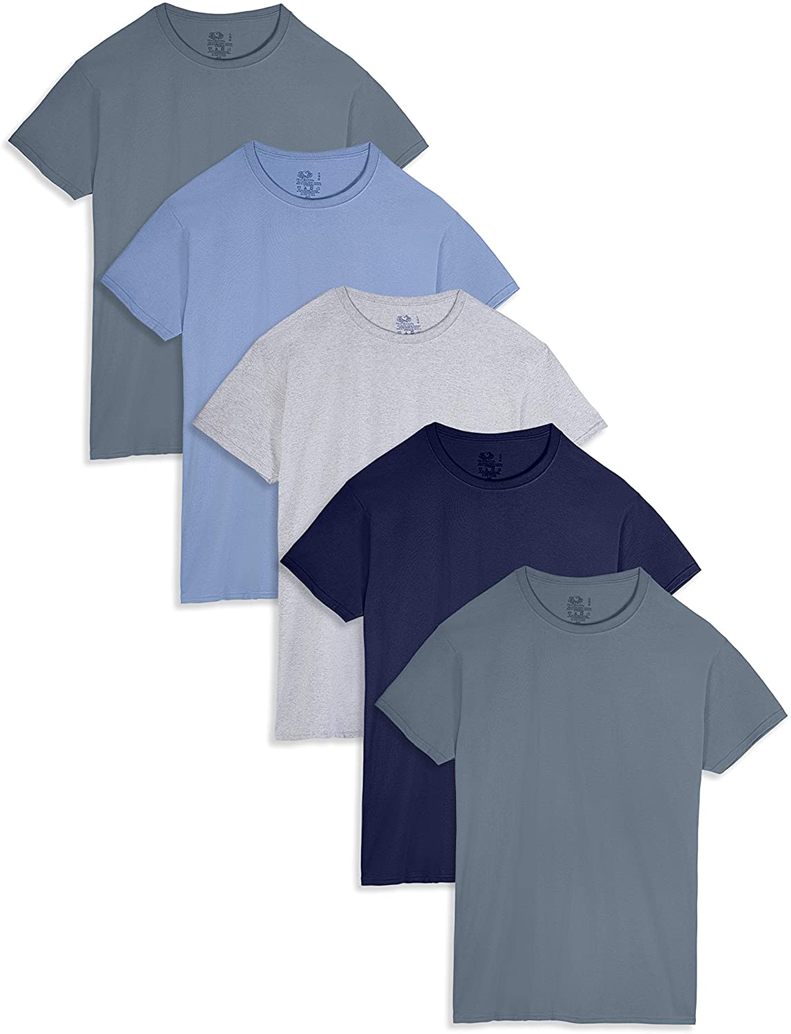 Fruit of the Loom Mens Crew Neck T-Shirt Multipack
