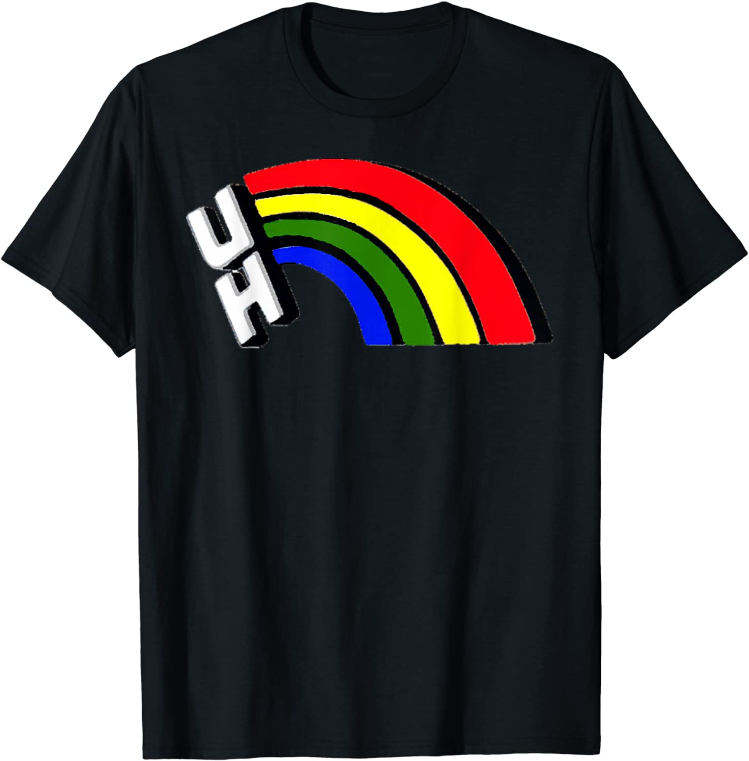 HAWAII RAINBOW UNIVERSITY FOOTBALL SPORTS logo t-shirt