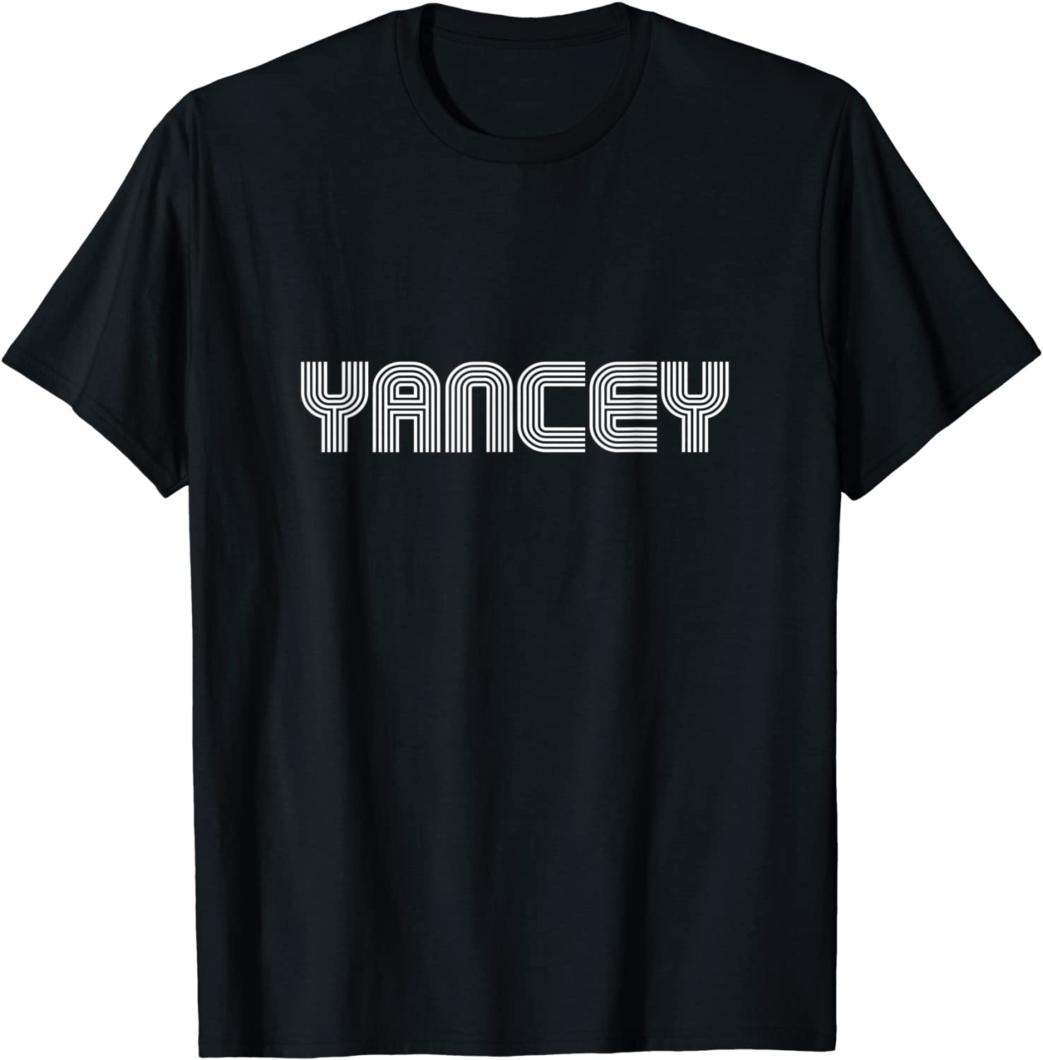 Yancey Name Vintage Retro 60s 70s 80s Sport Funny T-Shirt
