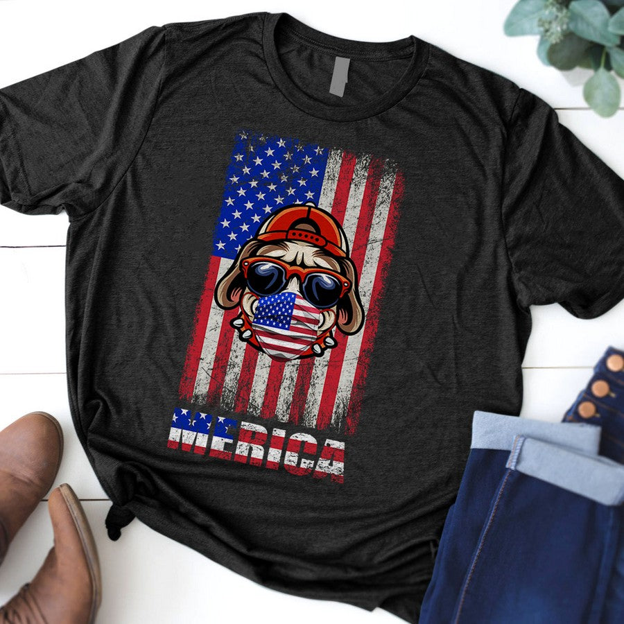 French Bulldog Gifts Frenchie Women Gift Idea Patriotic Shirt Dog Lover Shirt