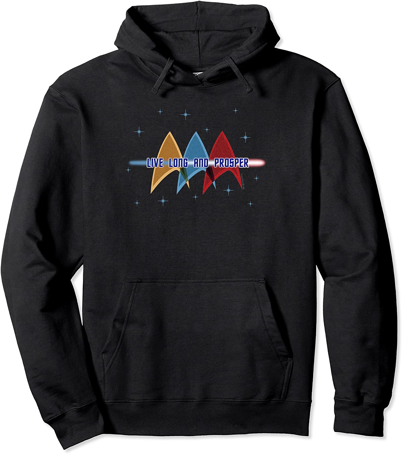 Star Trek The Original Series Live Long and Prosper Deltas Pullover Hoodie