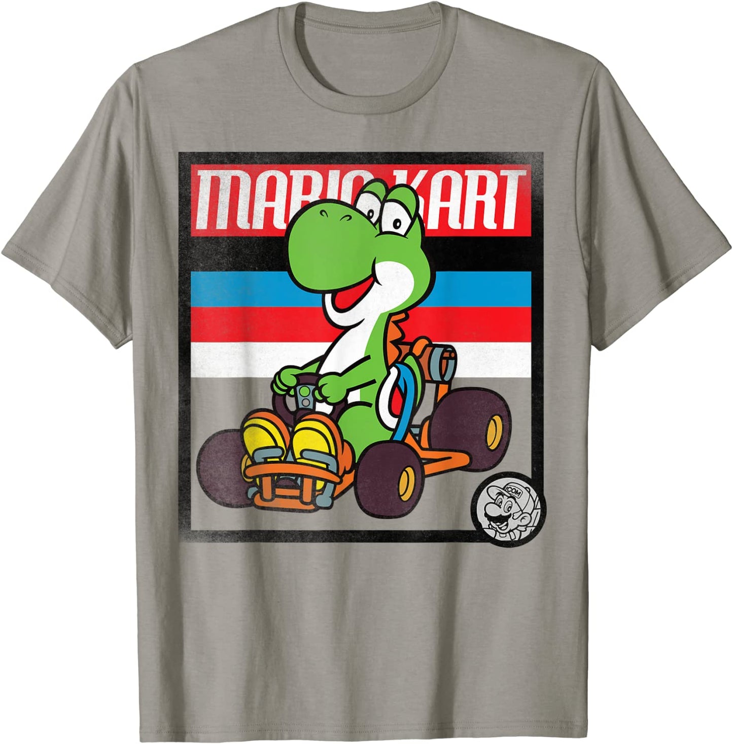 Nintendo Mario Kart Yoshi Old School Graphic T-Shirt T-Shirt