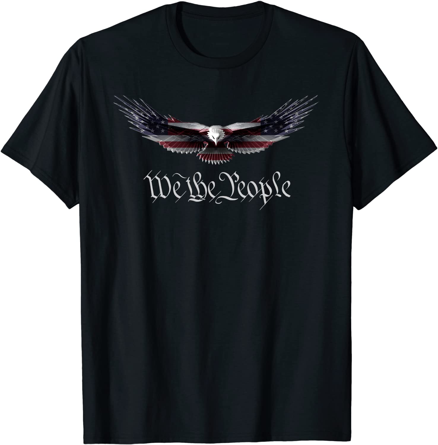American Patriot Freedom Eagle USA Flag T-Shirt