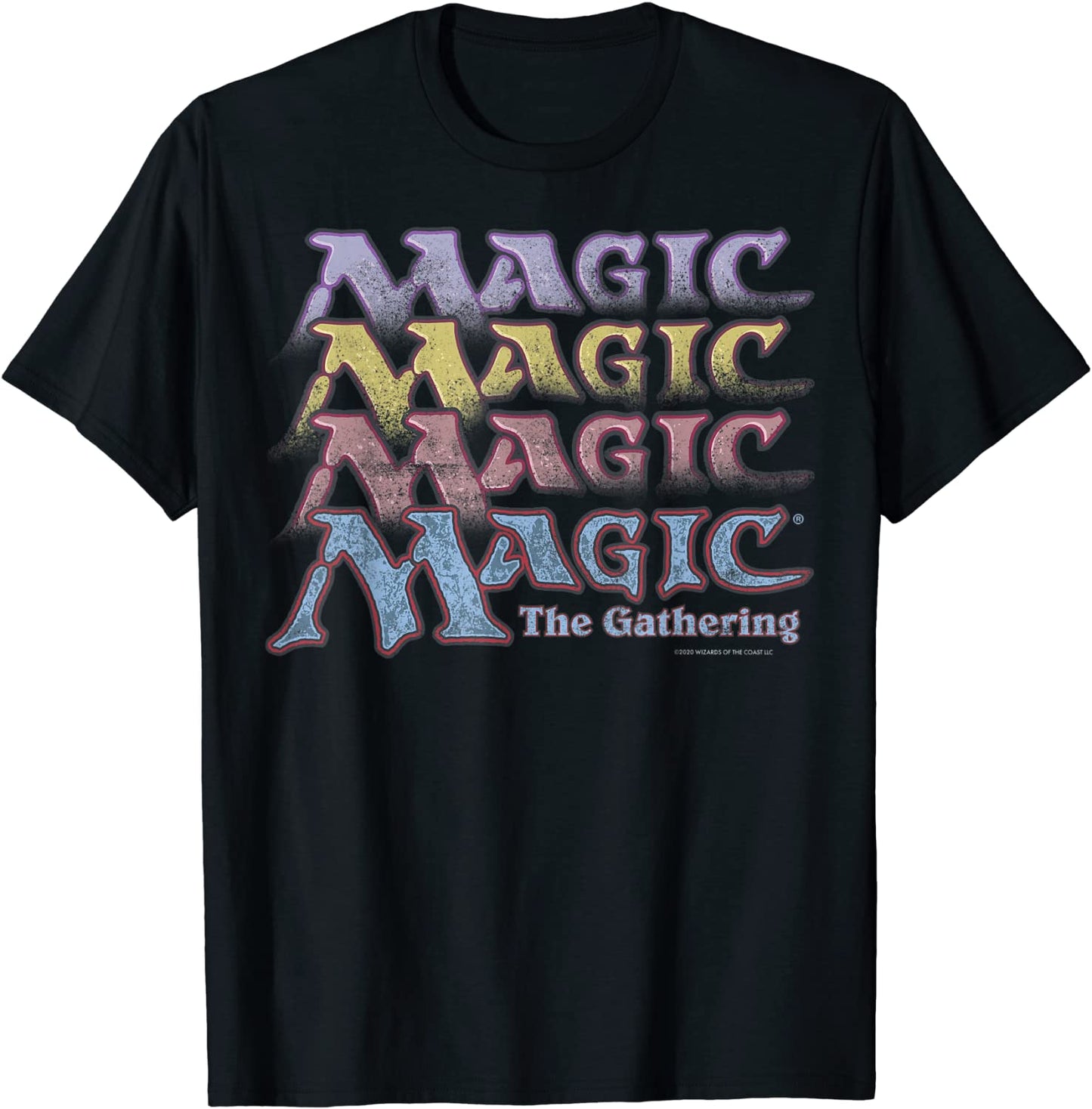 Magic The Gathering Retro Logo Stack T-Shirt