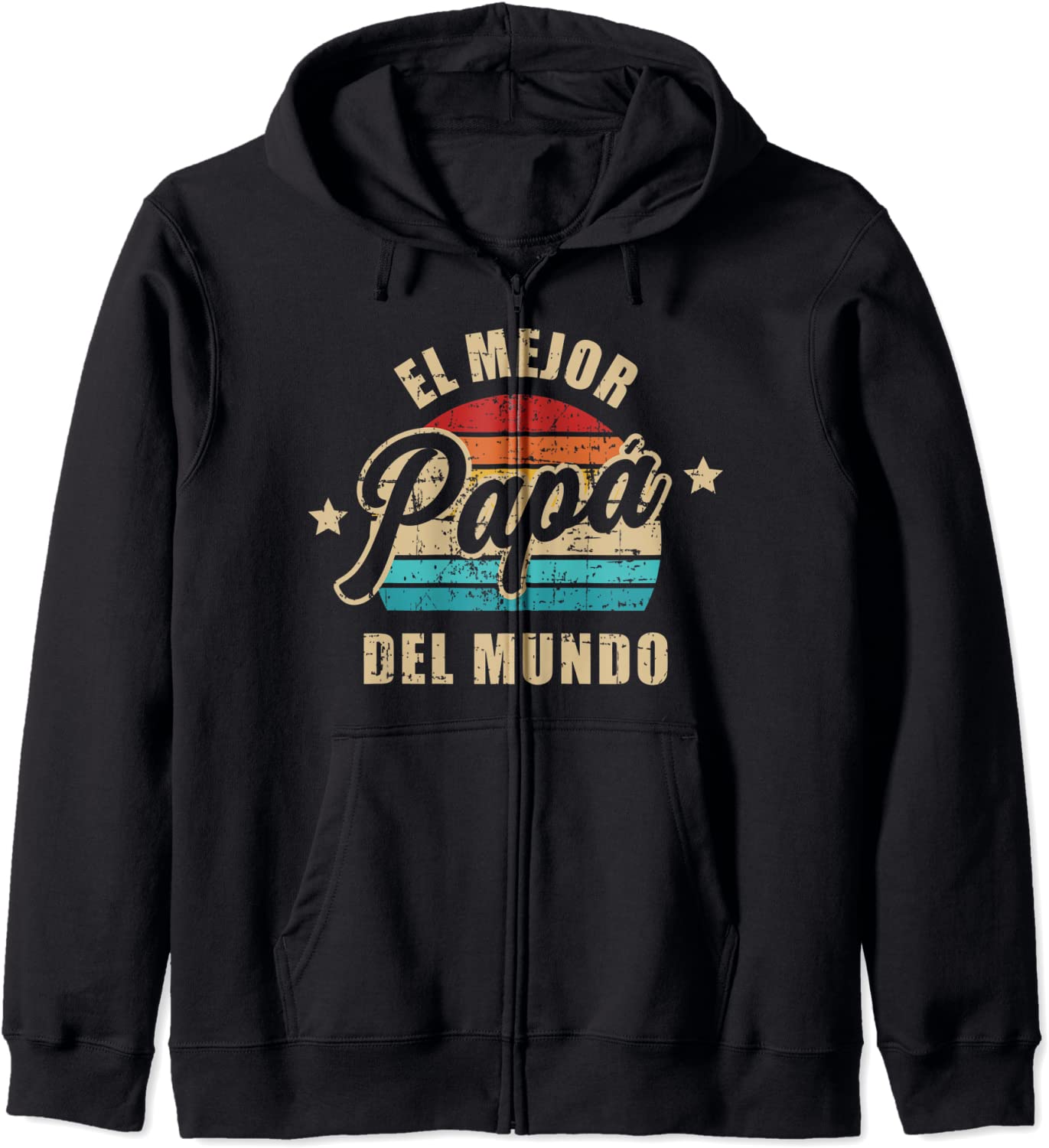 El mejor pap del mundo para dia del padre vintage retro Hoodie