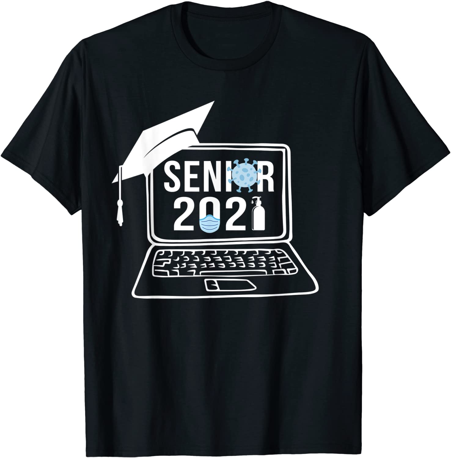 Virtual Senior 2021 Grad Shirt - 2021 Graduation T-Shirt