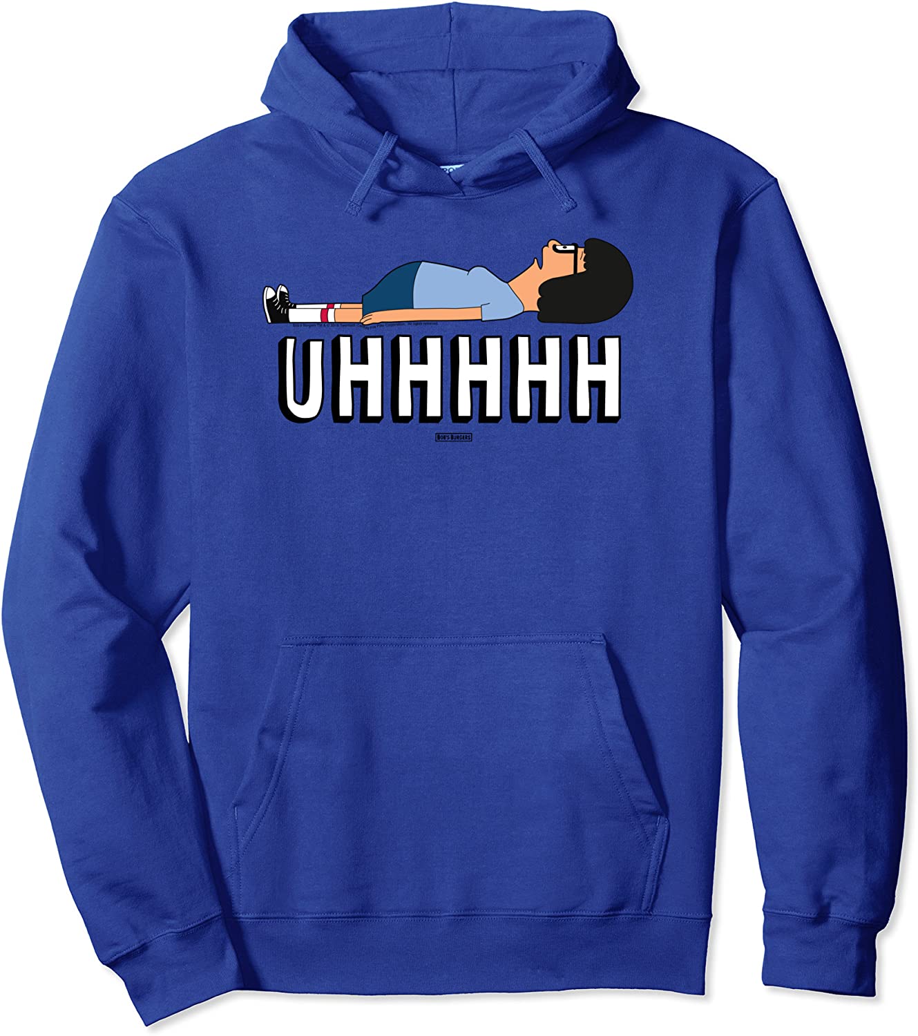 Bobs Burgers Uhhh Tina Lying On Floor Pullover Hoodie