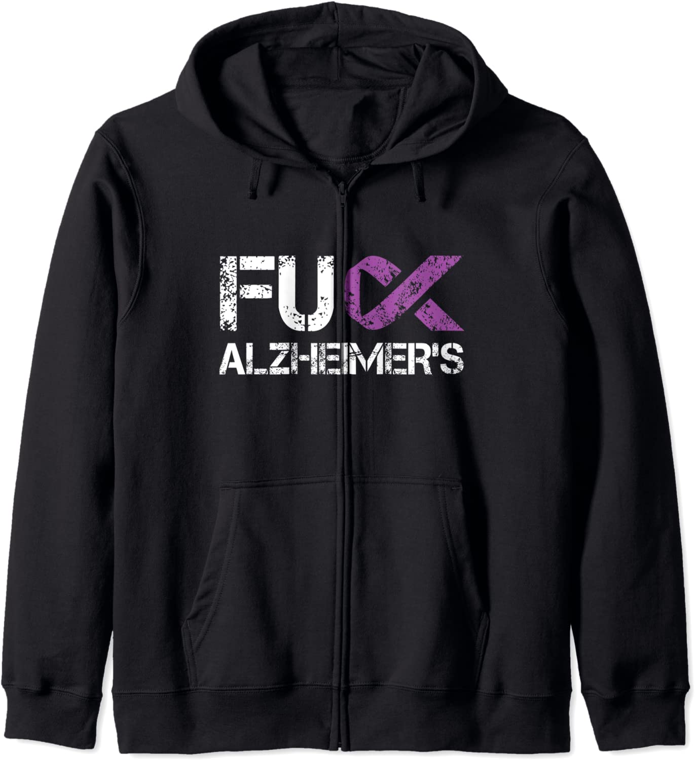 Fuck Alzheimers Fuck Dementia Alzheimer Support Hoodie