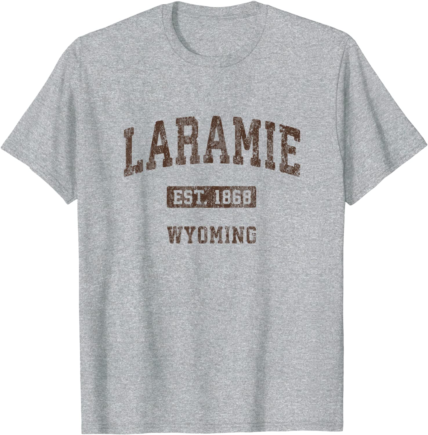 Laramie Wyoming WY Vintage Athletic Sports Design T-Shirt