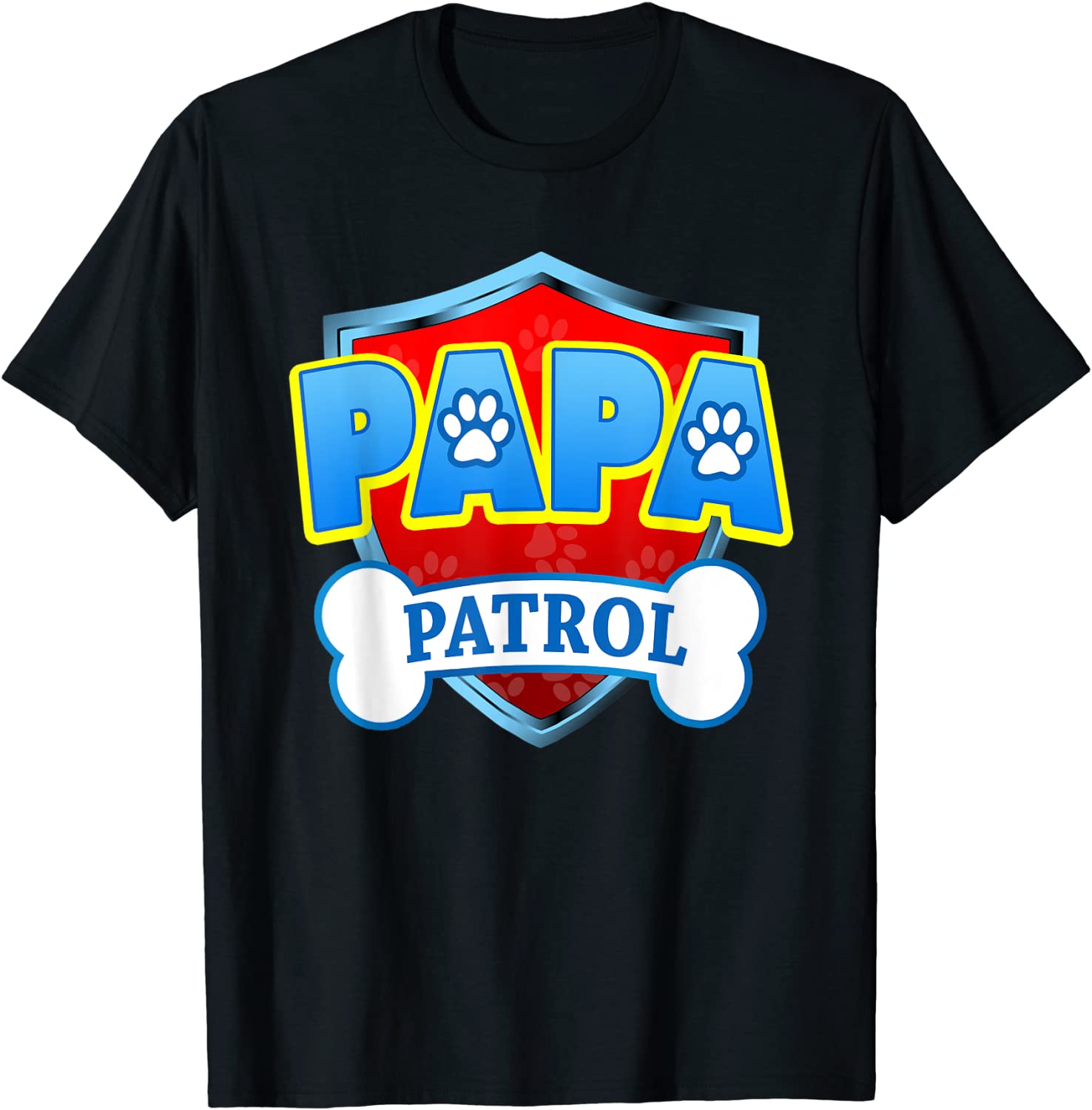Funny PAPA Patrol - Dog Mom Dad For Men Women T-Shirt