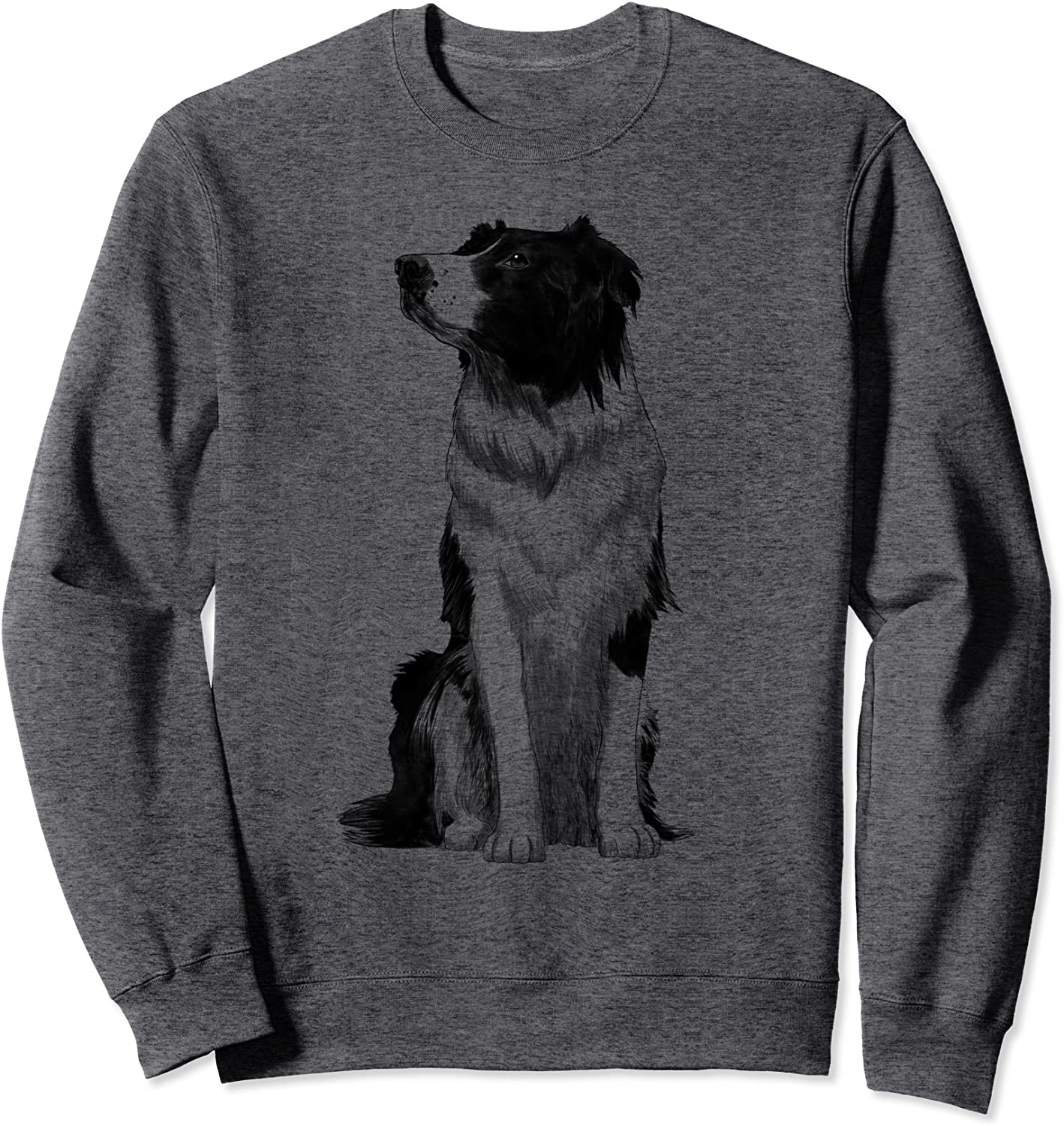 Sitting Dog Border Collie Sweatshirt