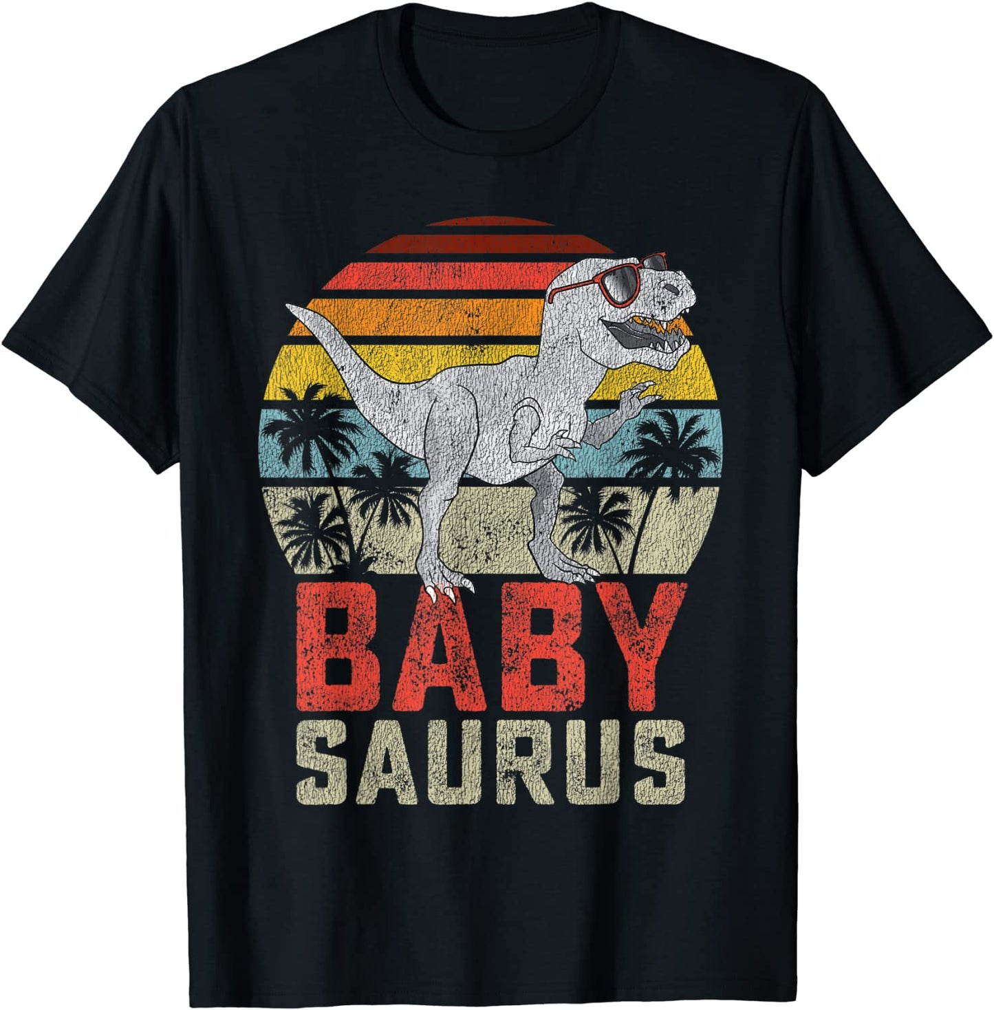 Babysaurus T Rex Dinosaur Baby Saurus Family Matching T-Shirt