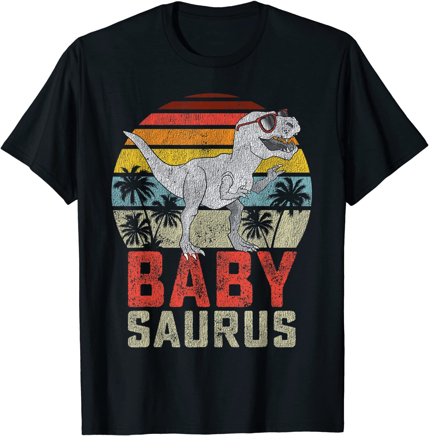 Babysaurus T Rex Dinosaur Baby Saurus Family Matching T-Shirt