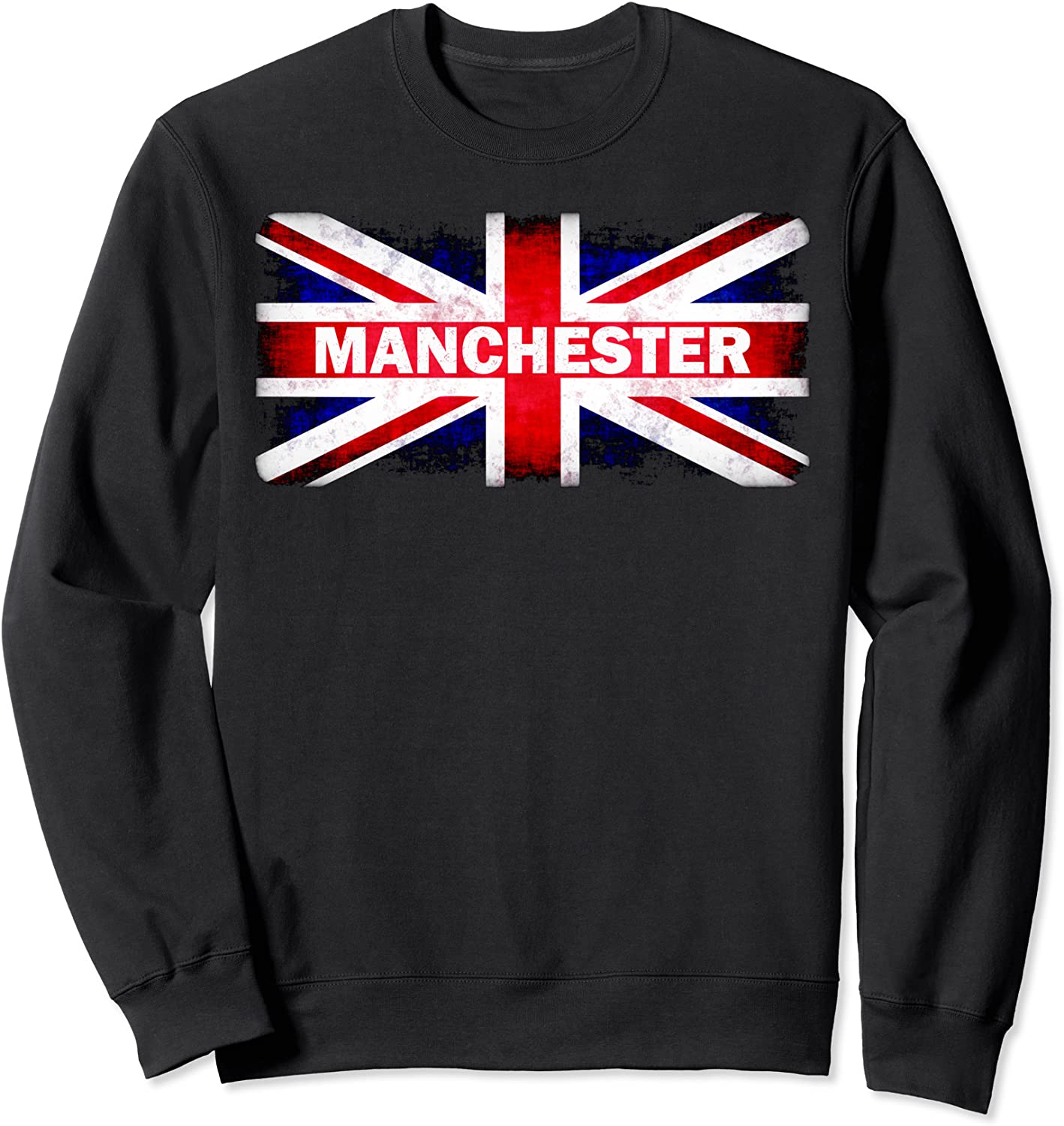 Manchester England Great Britain British Flag Gift Souvenir Sweatshirt