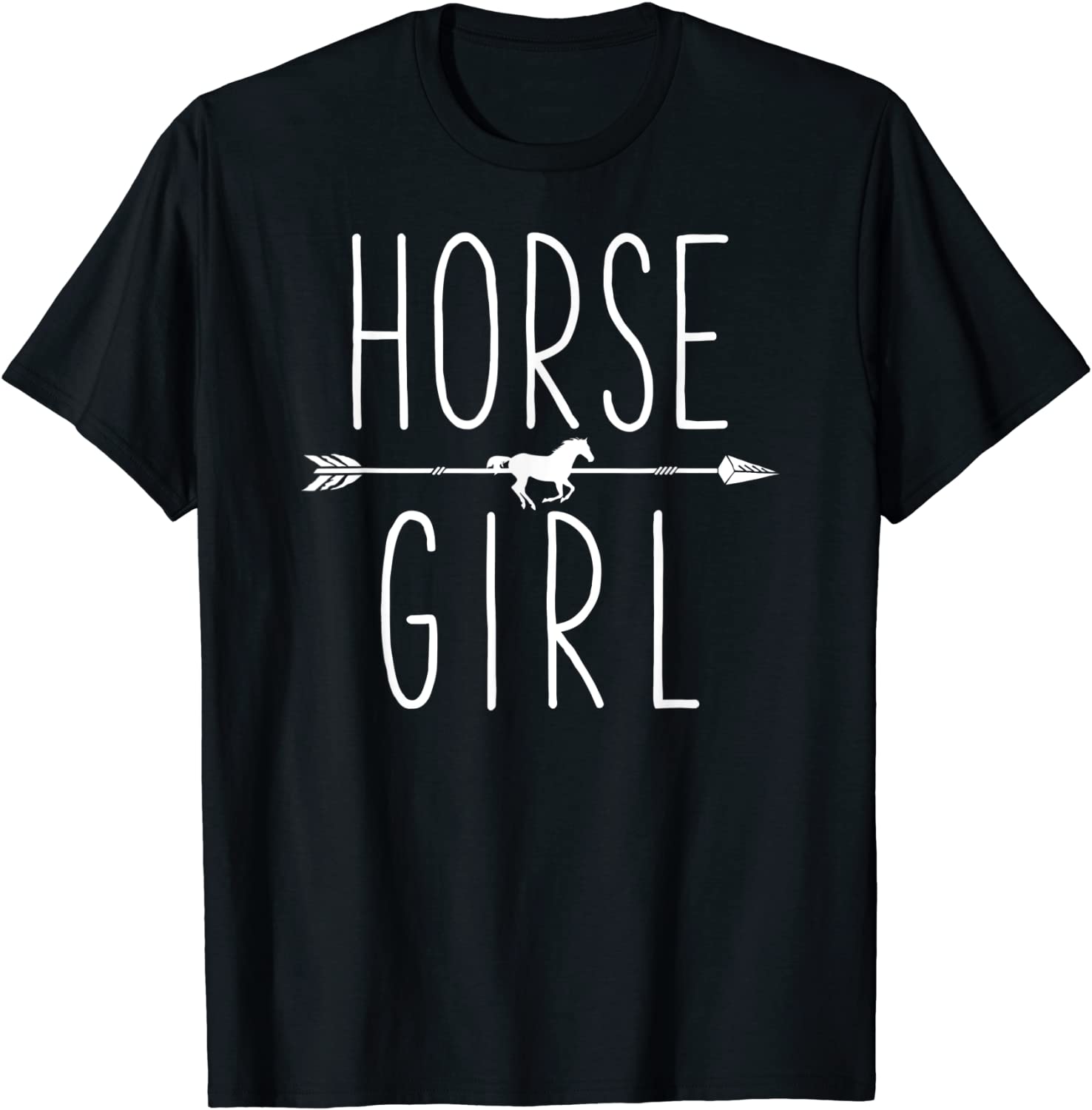 Horse Girl T Shirt Women I Love My Horses Riding Gifts Tees T-Shirt