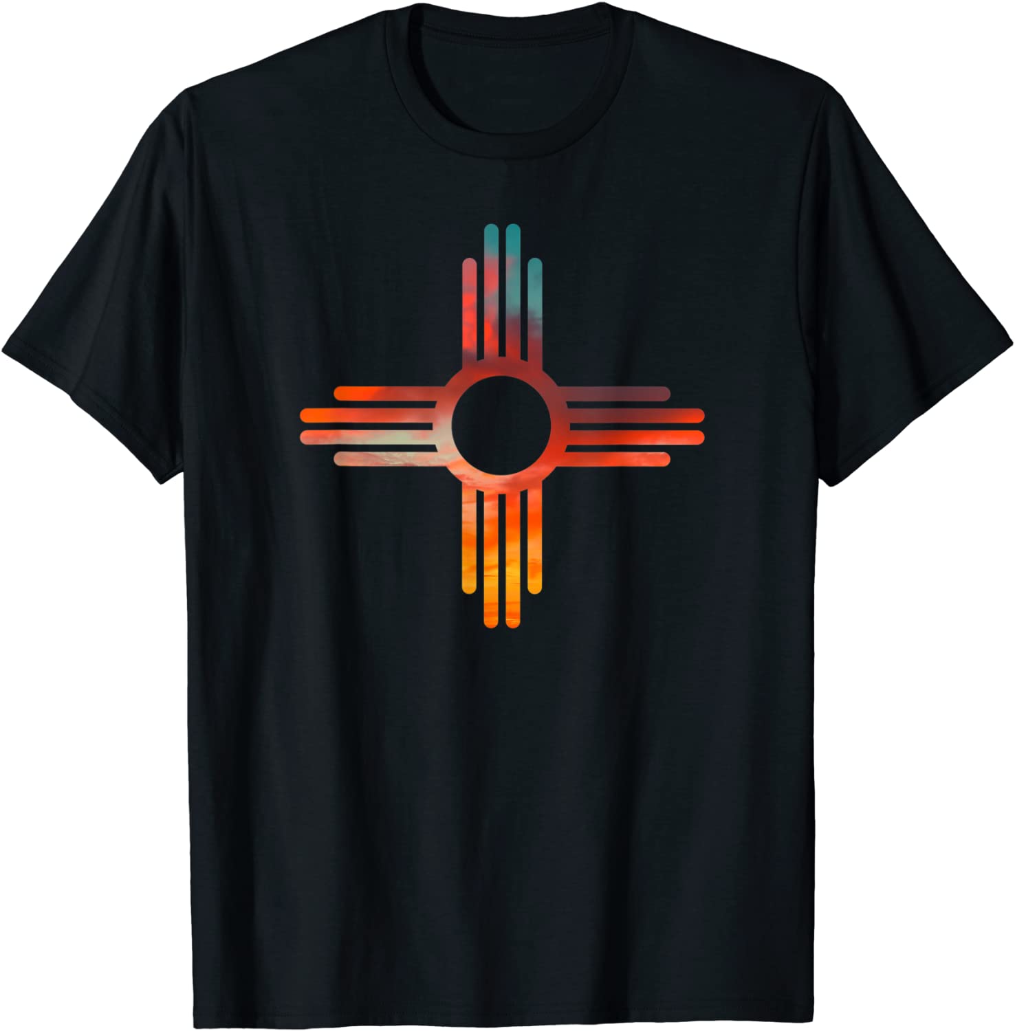New Mexico State Zia Vintage Retro-Modern Design T-Shirt