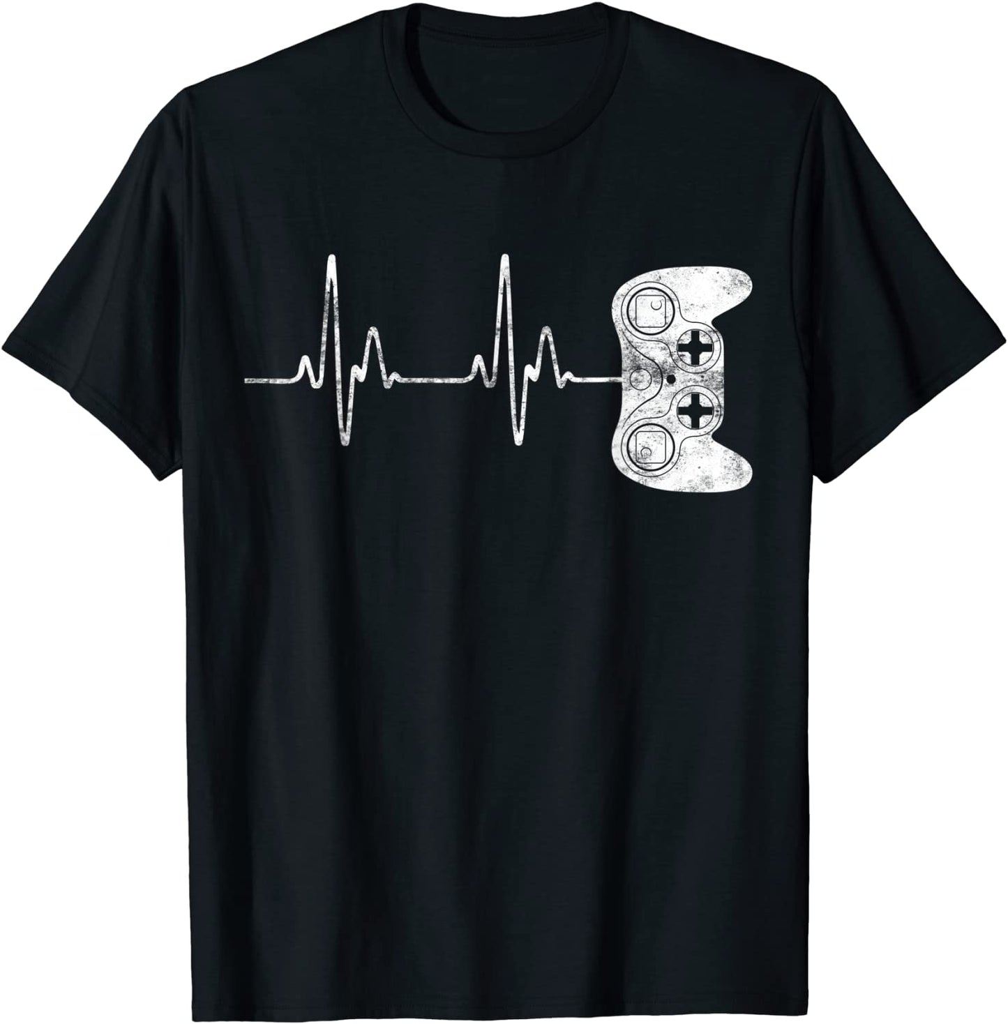 Gamer Heartbeat T-Shirt Video Game Lover Gift Shirt T-Shirt