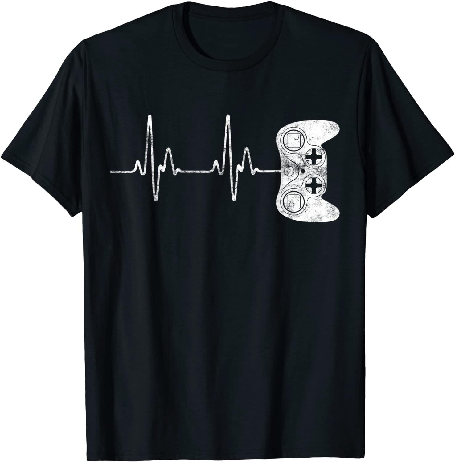 Gamer Heartbeat T-Shirt Video Game Lover Gift Shirt T-Shirt