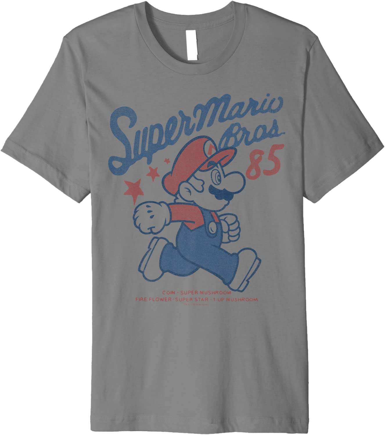 Nintendo Super Mario Bros 85 Vintage Stars Premium T-Shirt