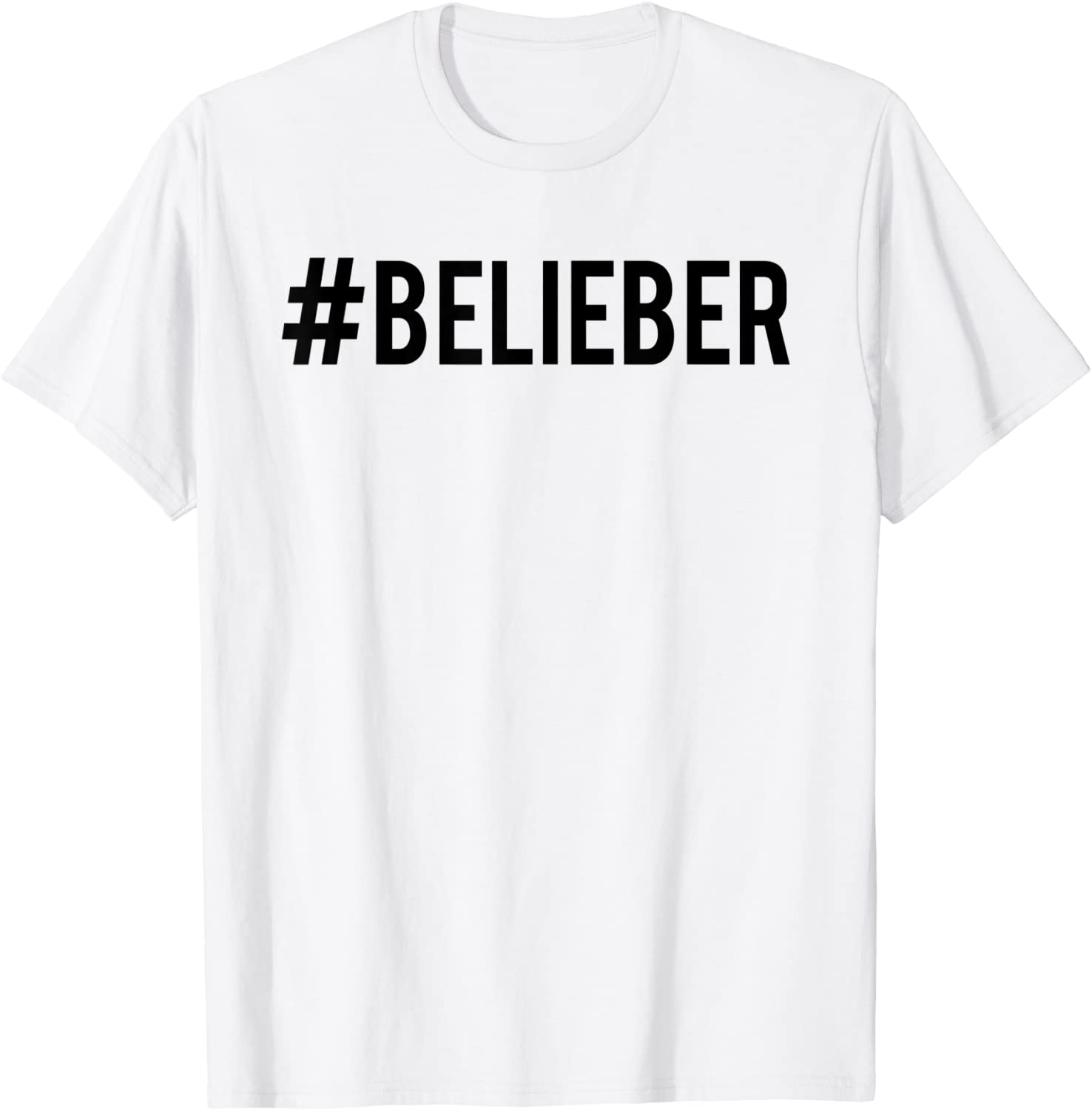 Justin Bieber Official Belieber Hashtag T-Shirt