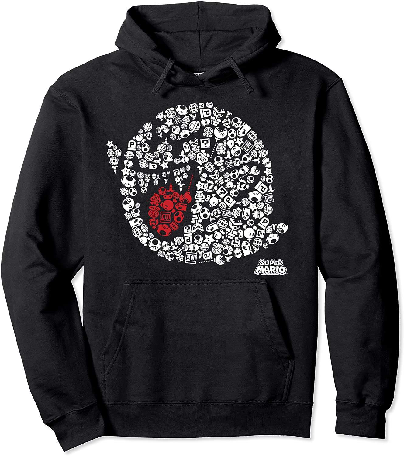 Nintendo Super Mario Iconic Boo Portrait Graphic Hoodie