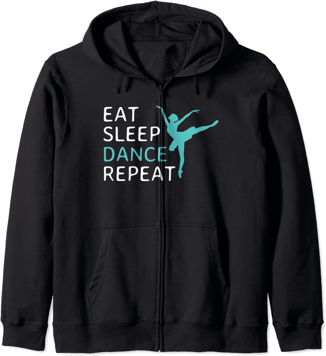 Eat Sleep Dance Repeat Ballet Dancing Ballerina Gift Hoodie