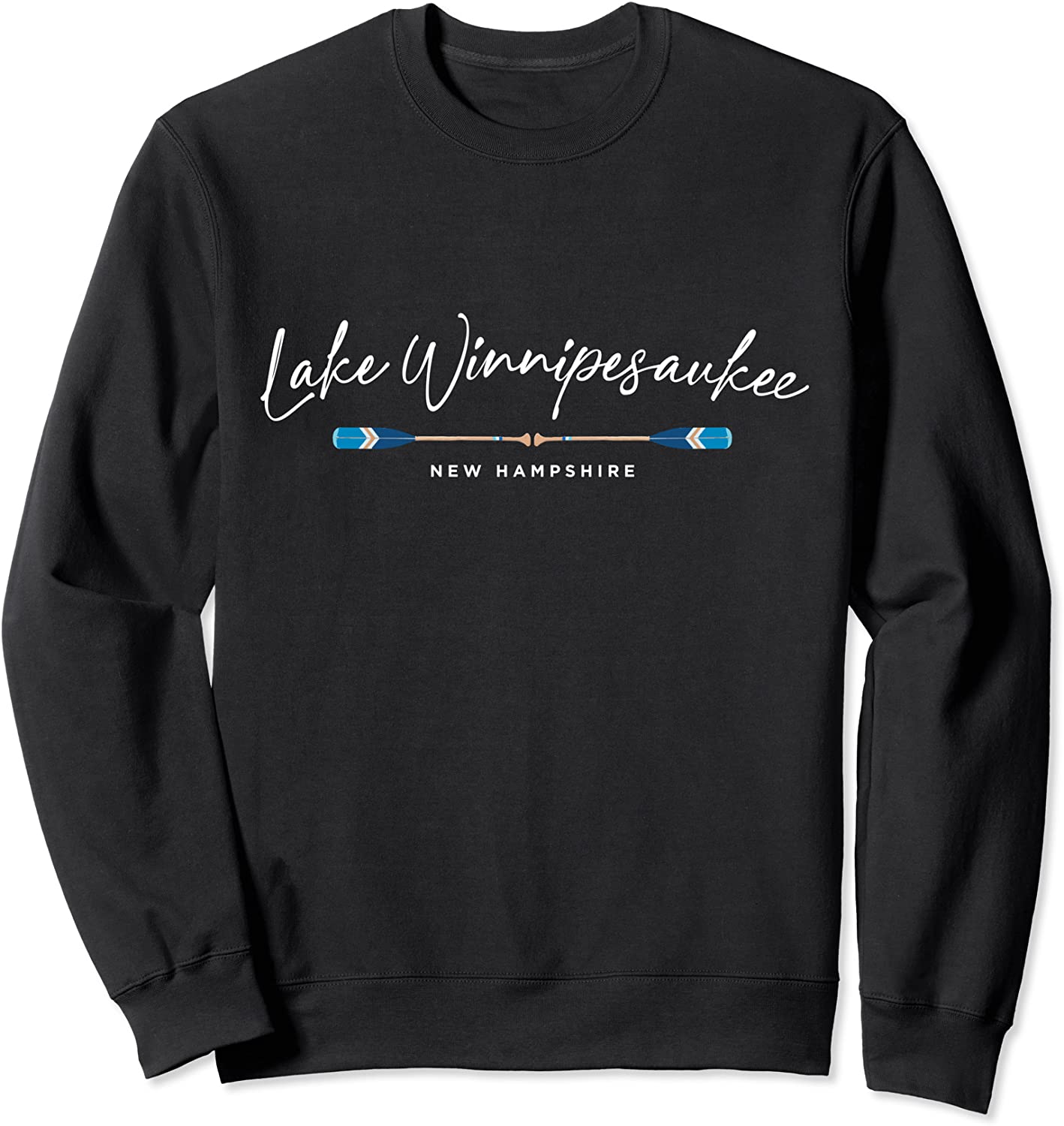 Lake Winnipesaukee New Hampshire Oars Graphic Sweatshirt
