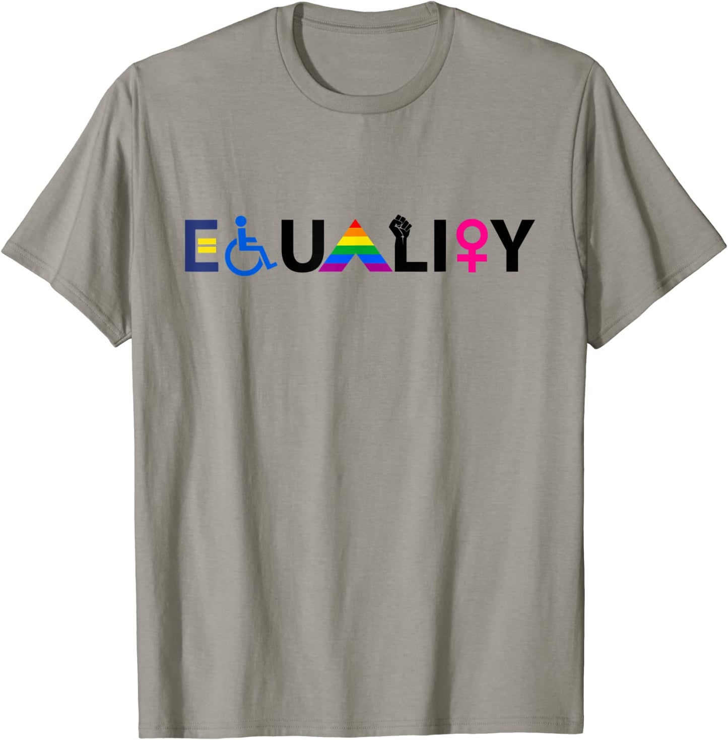 EQUALITY Equal Rights LGBTQ Ally Unity Pride Feminist T-Shirt
