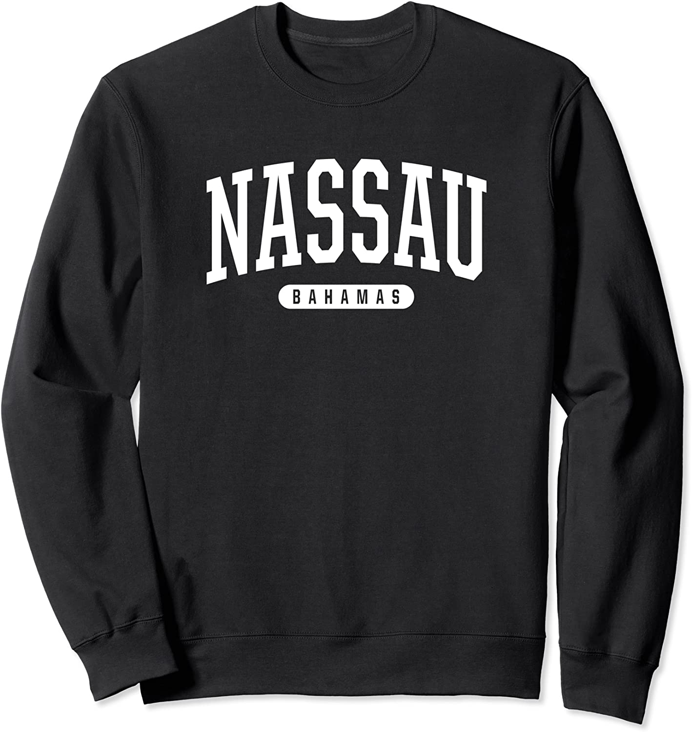 College Style Nassau Bahamas Souvenir Gift Sweatshirt