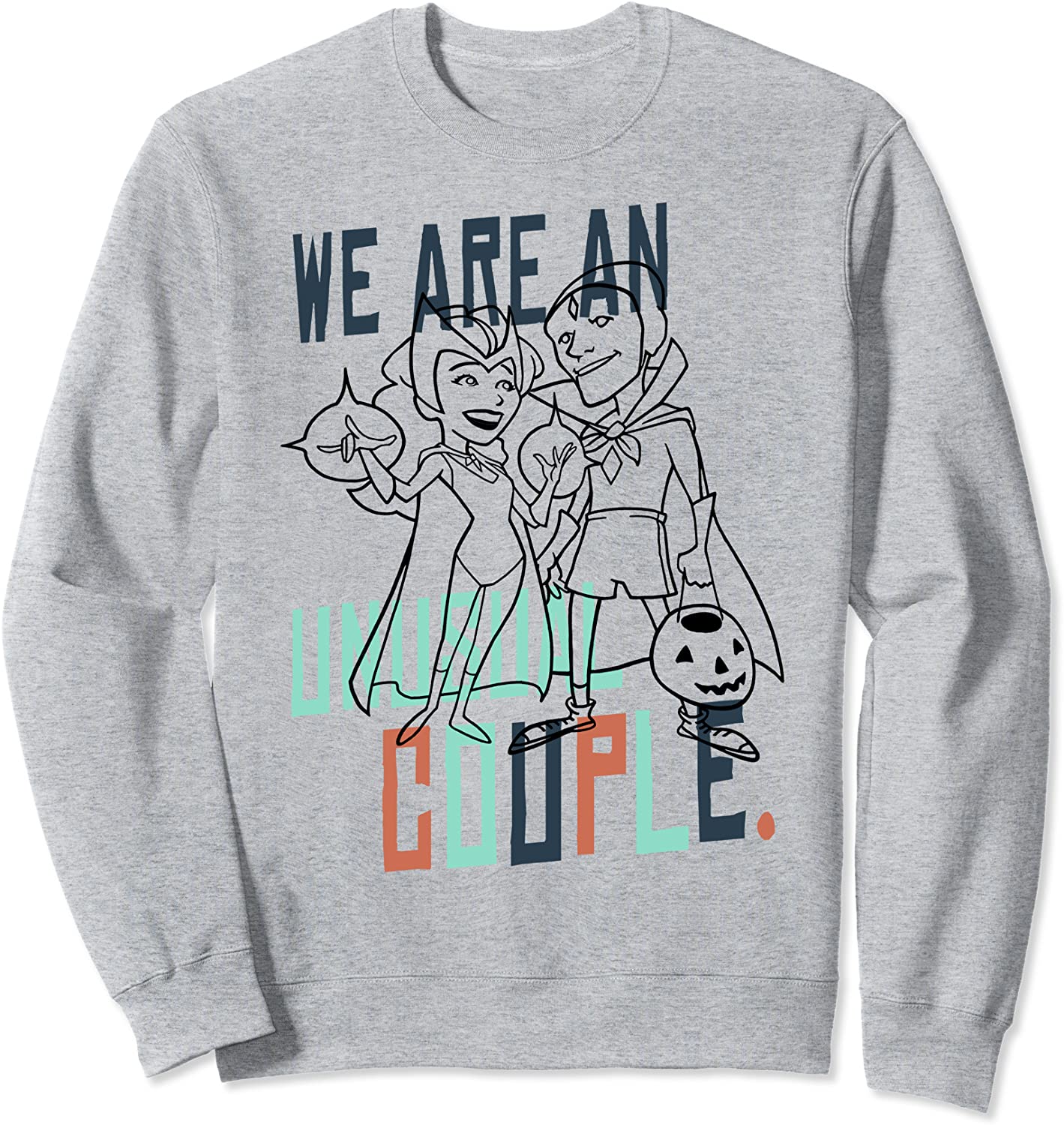 Marvel WandaVision Halloween We Are An Unusual Couple Sweatshirt