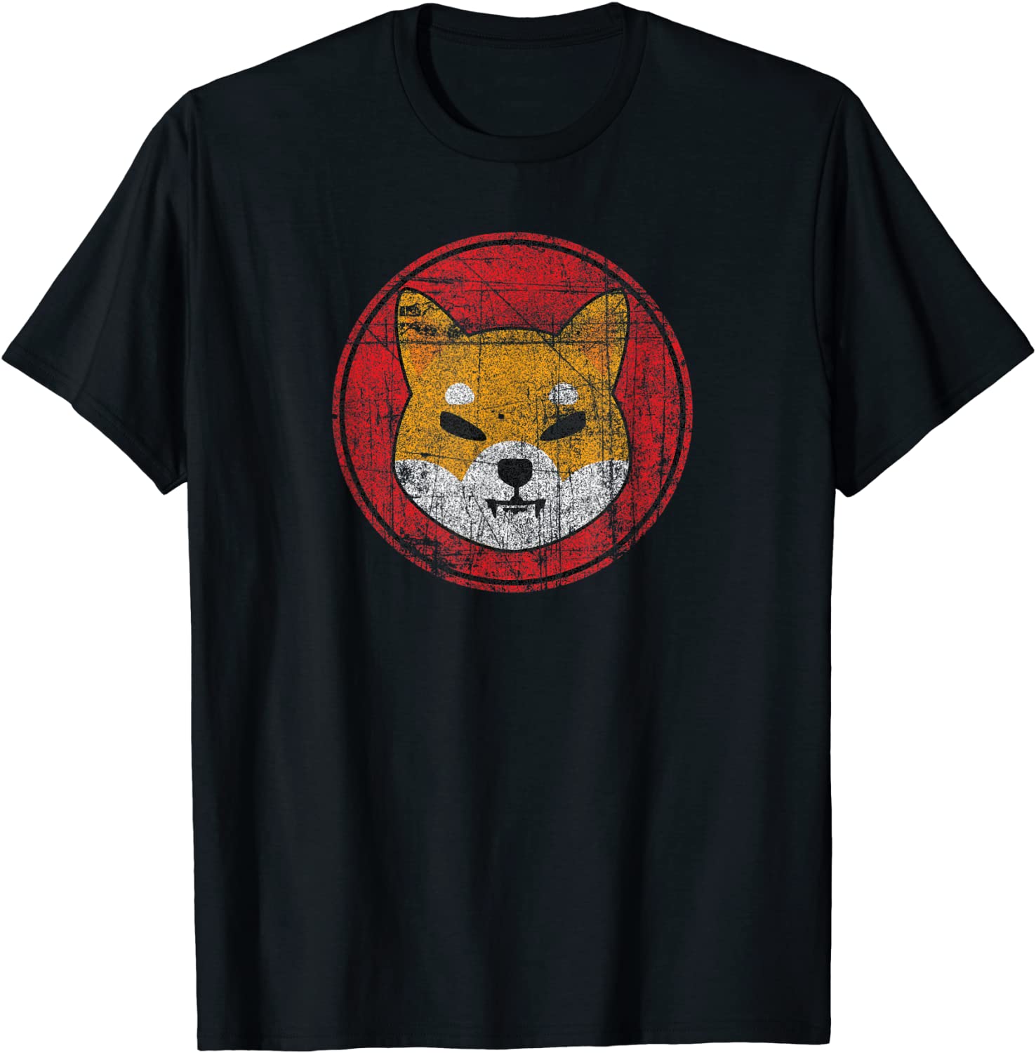 Distressed Shiba Inu Logo Shirt Shib to the Moon Shirt T-Shirt
