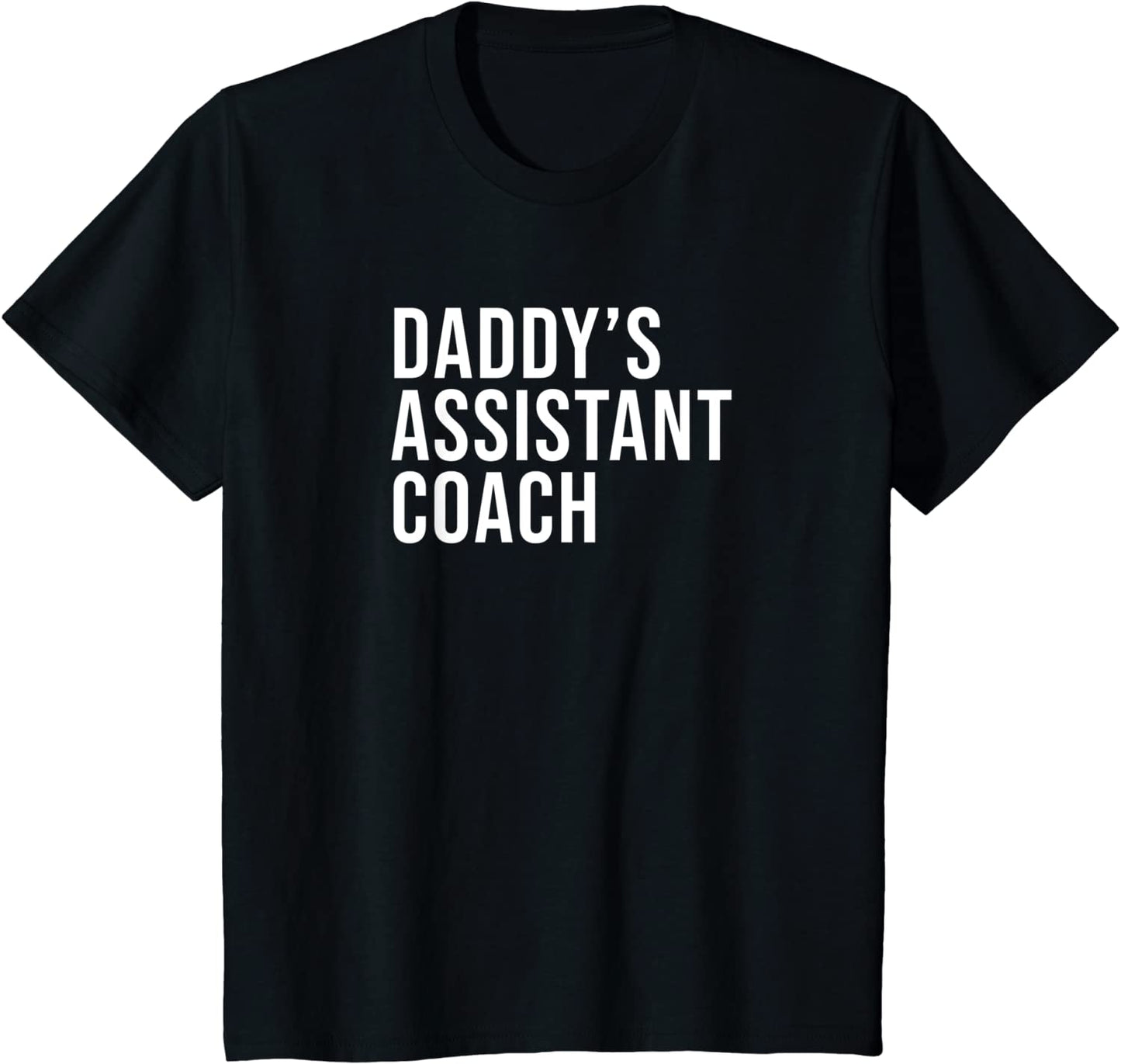 Kids Daddys Assistant Coach Child Helper Sports T-Shirt