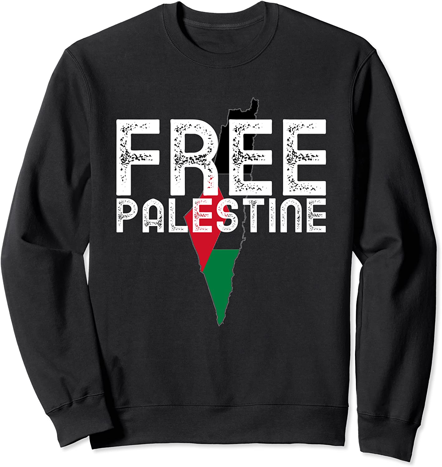 Free Palestine Flag Arabic Free Gaza Palestinian Flag Sweatshirt
