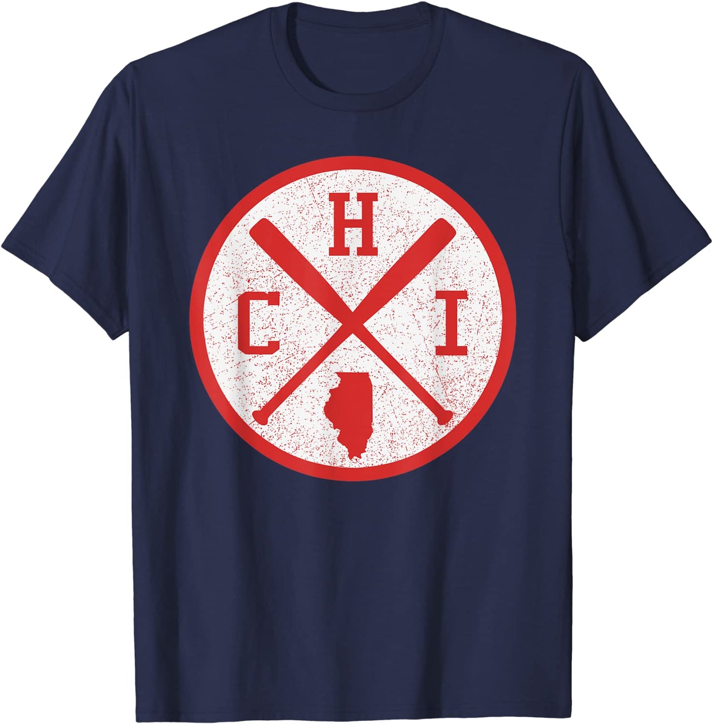 Retro Chicago Baseball Fan Vintage IL T-Shirt
