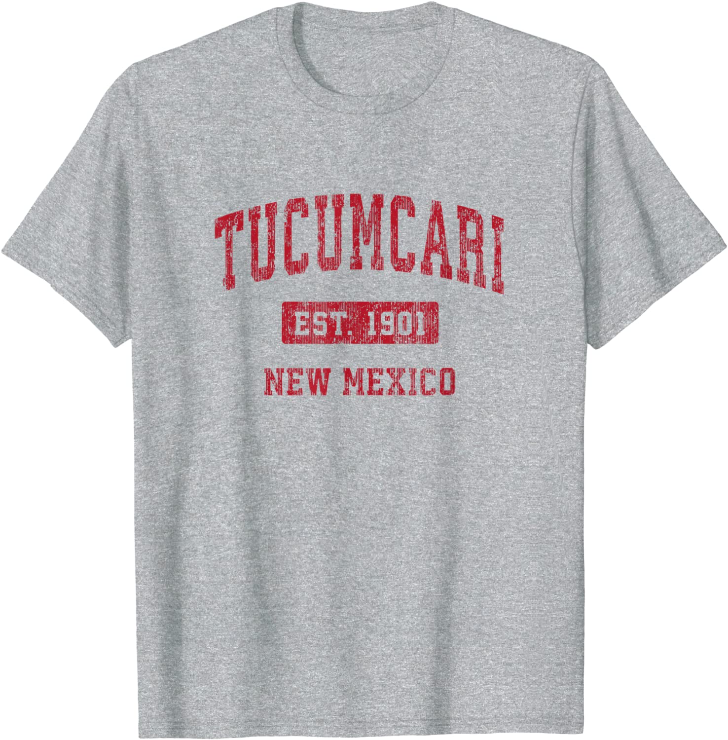 Tucumcari New Mexico NM Vintage Sports Design Red Design T-Shirt