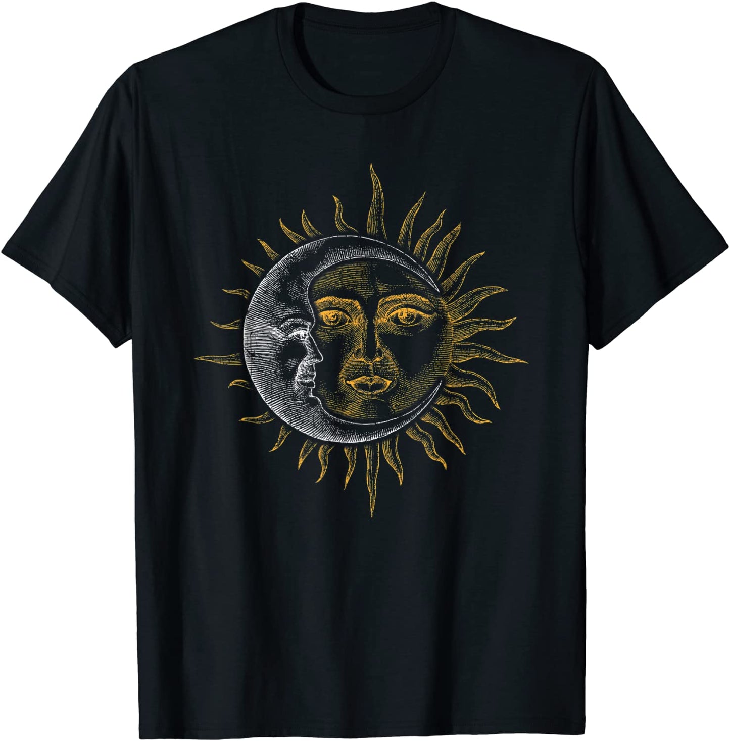 Vintage Astronomy Stars Sun Moon Planets Astronaut T-Shirt