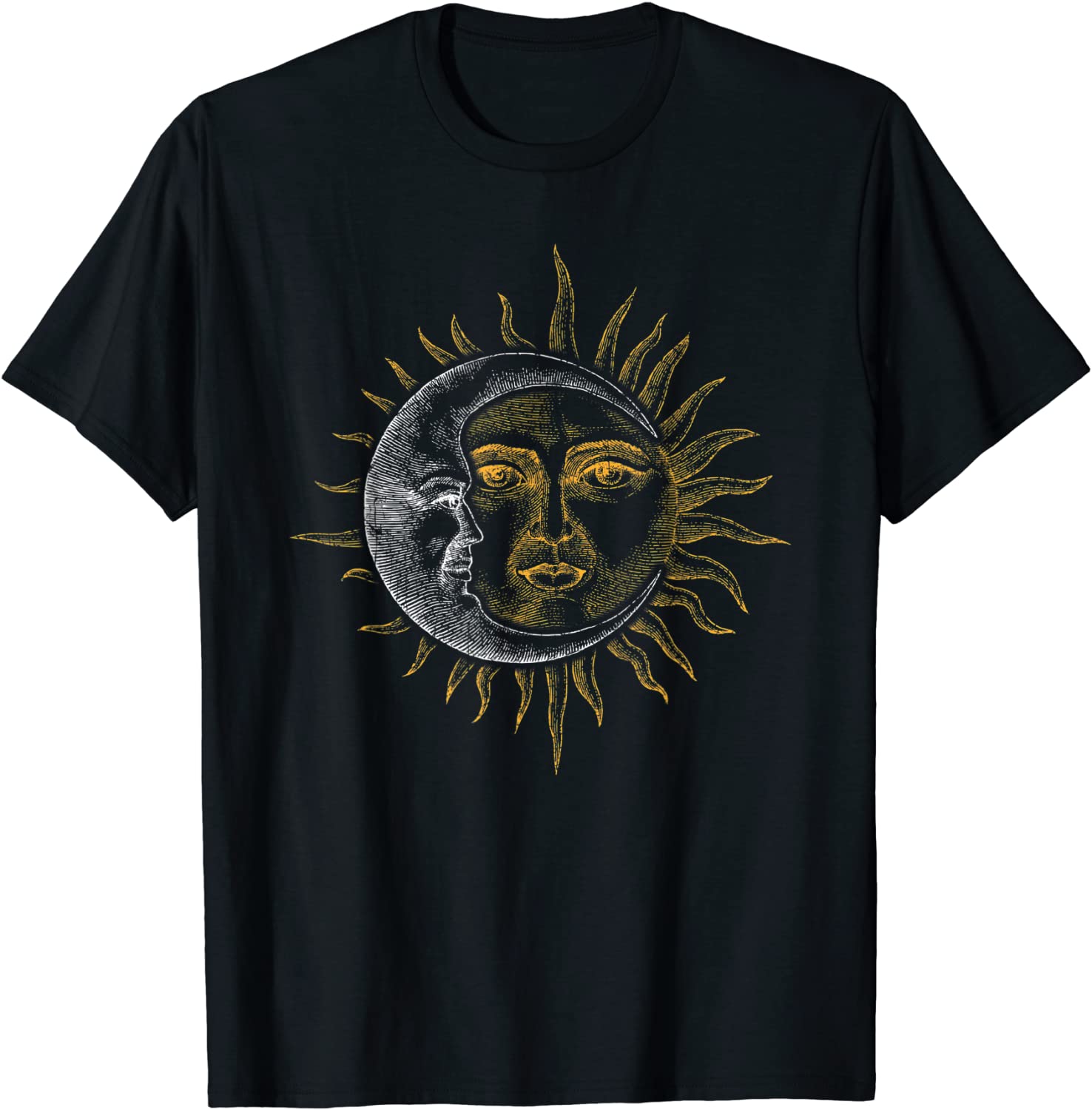 Vintage Astronomy Stars Sun Moon Planets Astronaut T-Shirt