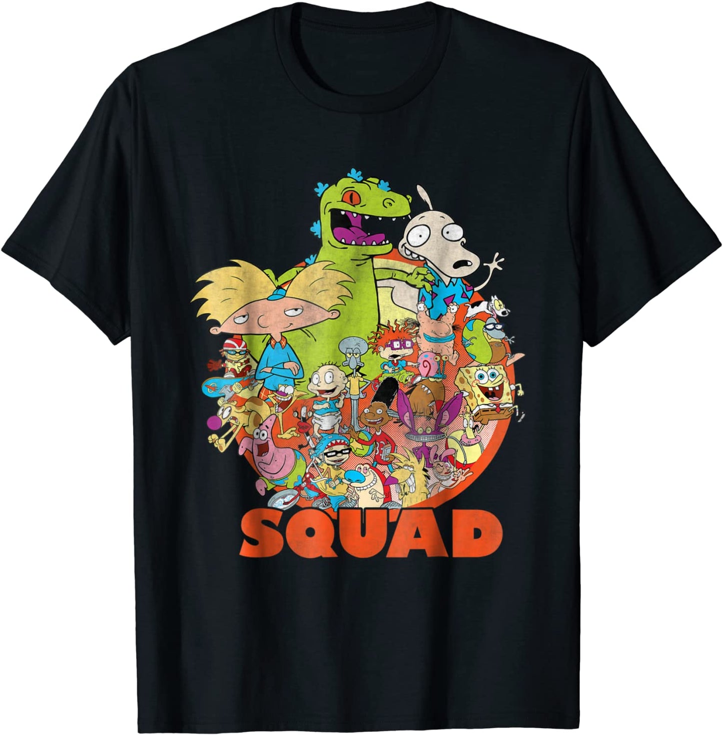 Nickelodeon 90s Nicktoons Squad Graphic T-Shirt