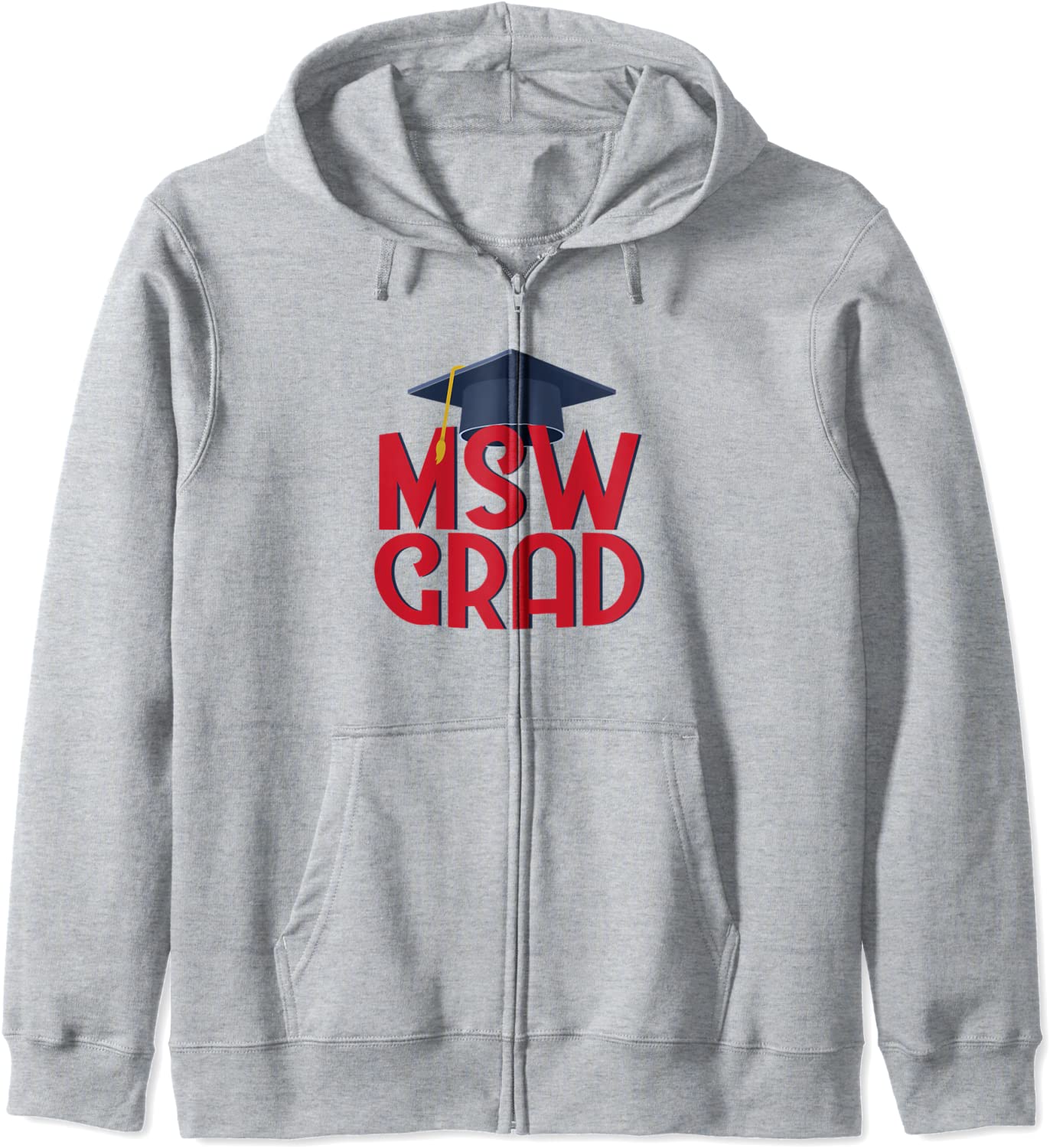 MSW Social Work Graduation Gift Social Worker Masters Degree Hoodie