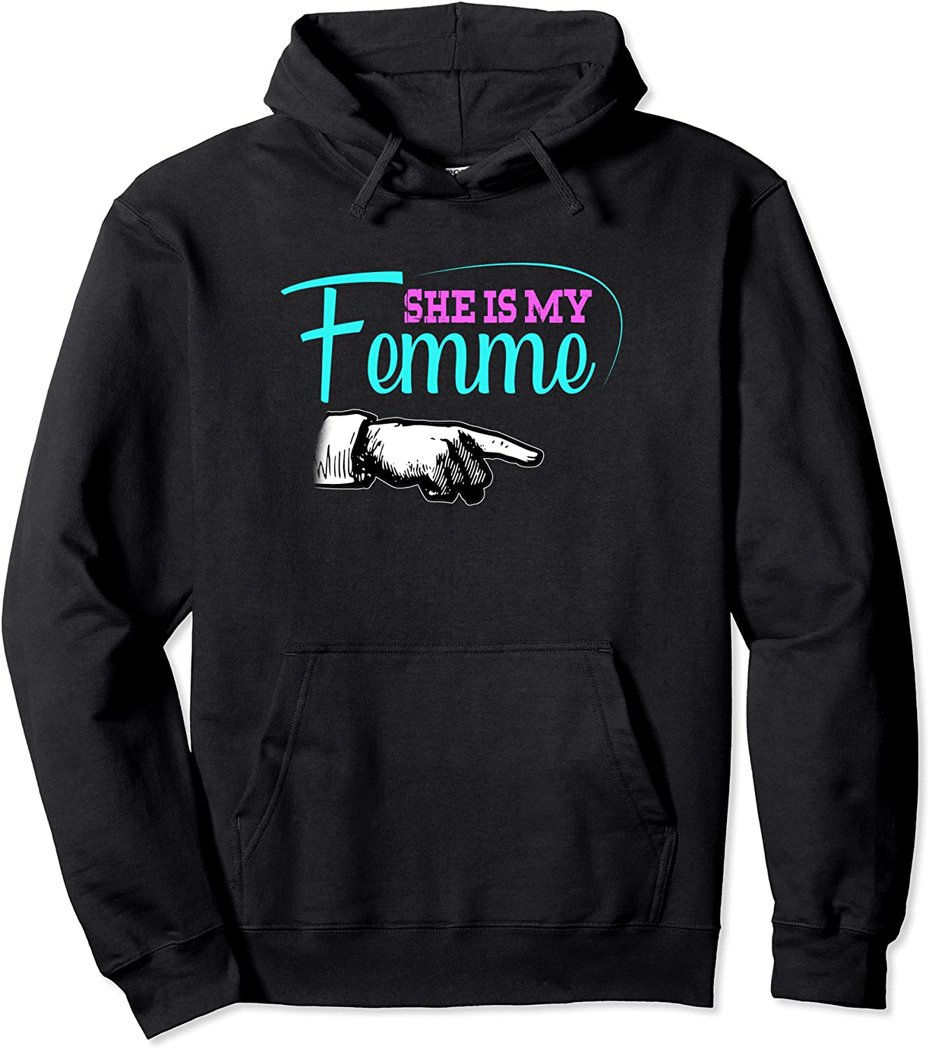 Shes My Femme Shes My Stud Matching Couple Hoodie