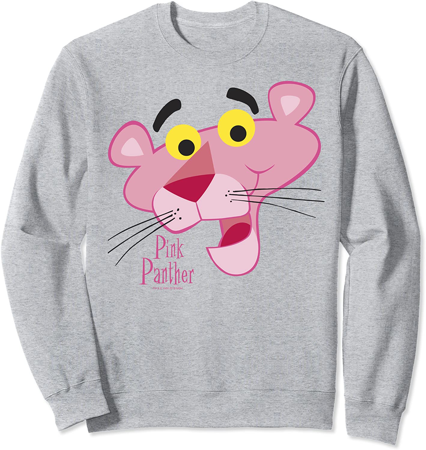 Pink Panther Face Portrait Sweatshirt